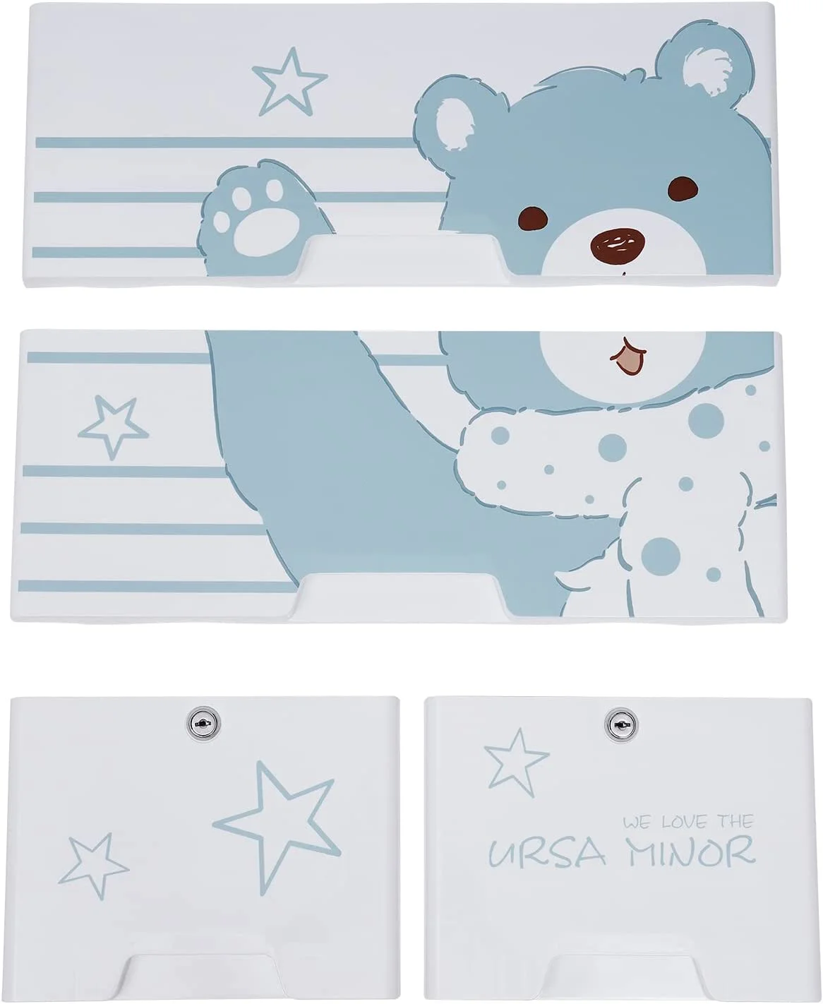 Plastic Storage Dresser Tower Cabinet W/ 6 Drawer Clothes Organizer PP & Wheel