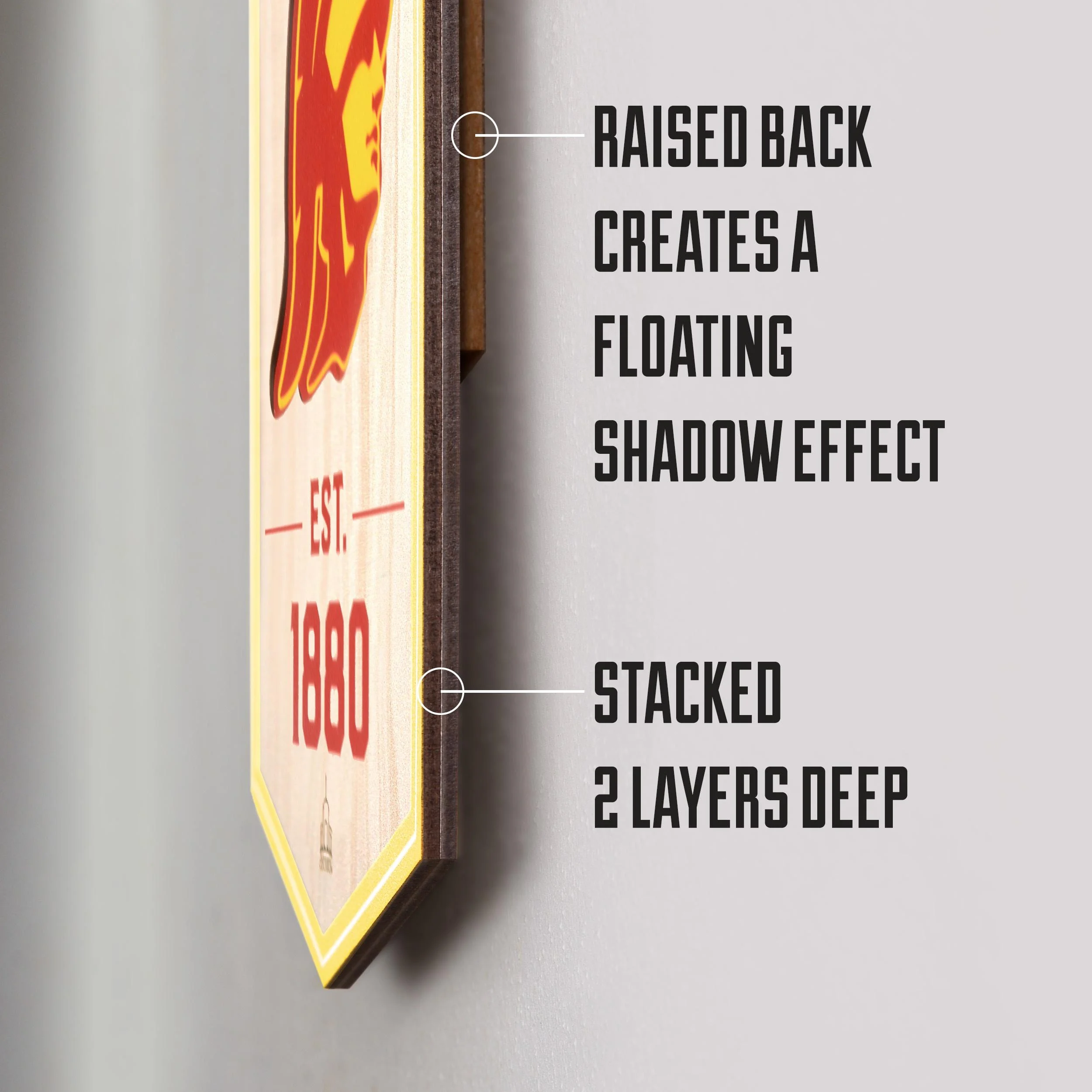 YouTheFan NHL Detroit Red Wings 3D Stadium Banner 6x19