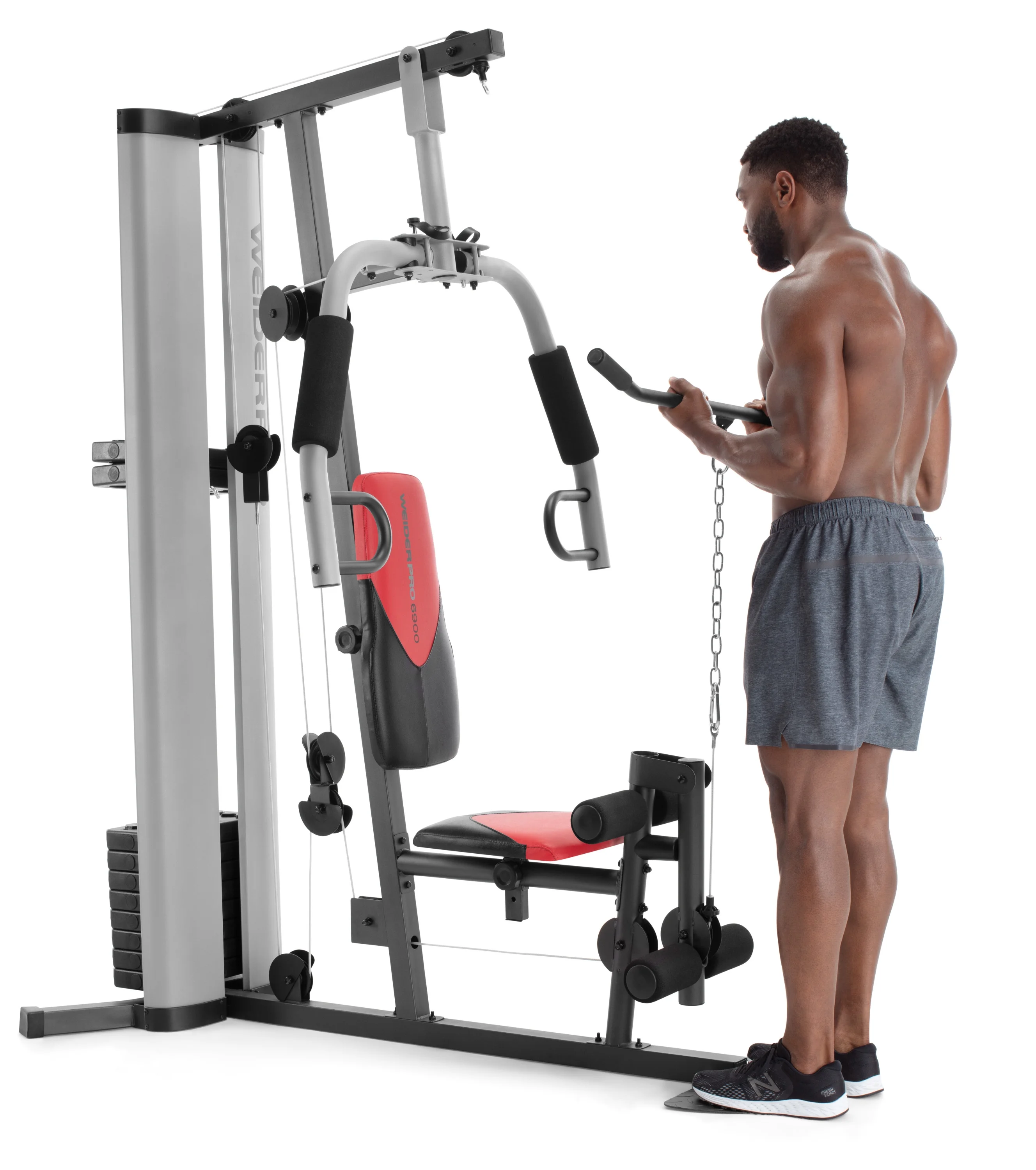Weider Pro 6900 Home Gym System with 125 Lb. Weight Stack