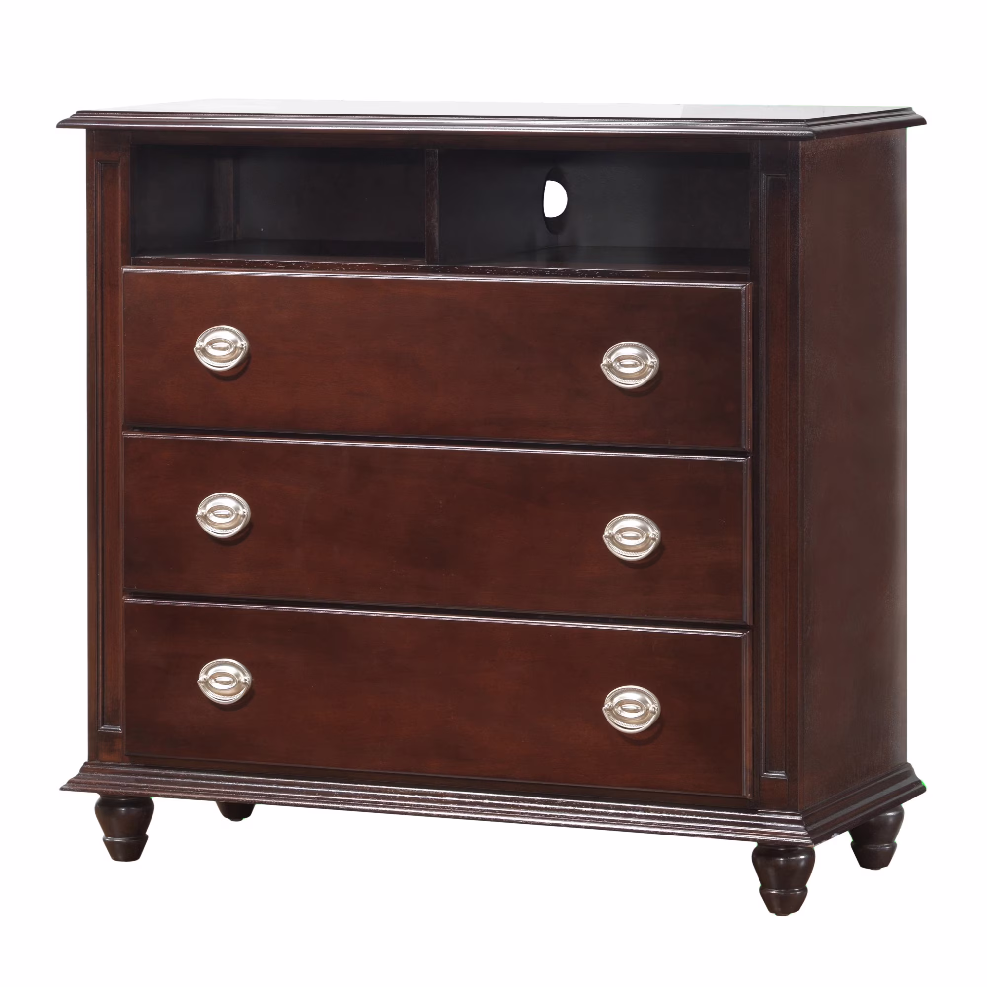 Passion Furniture Summit Cappuccino 3-Drawer Chest PF-G5950-TV