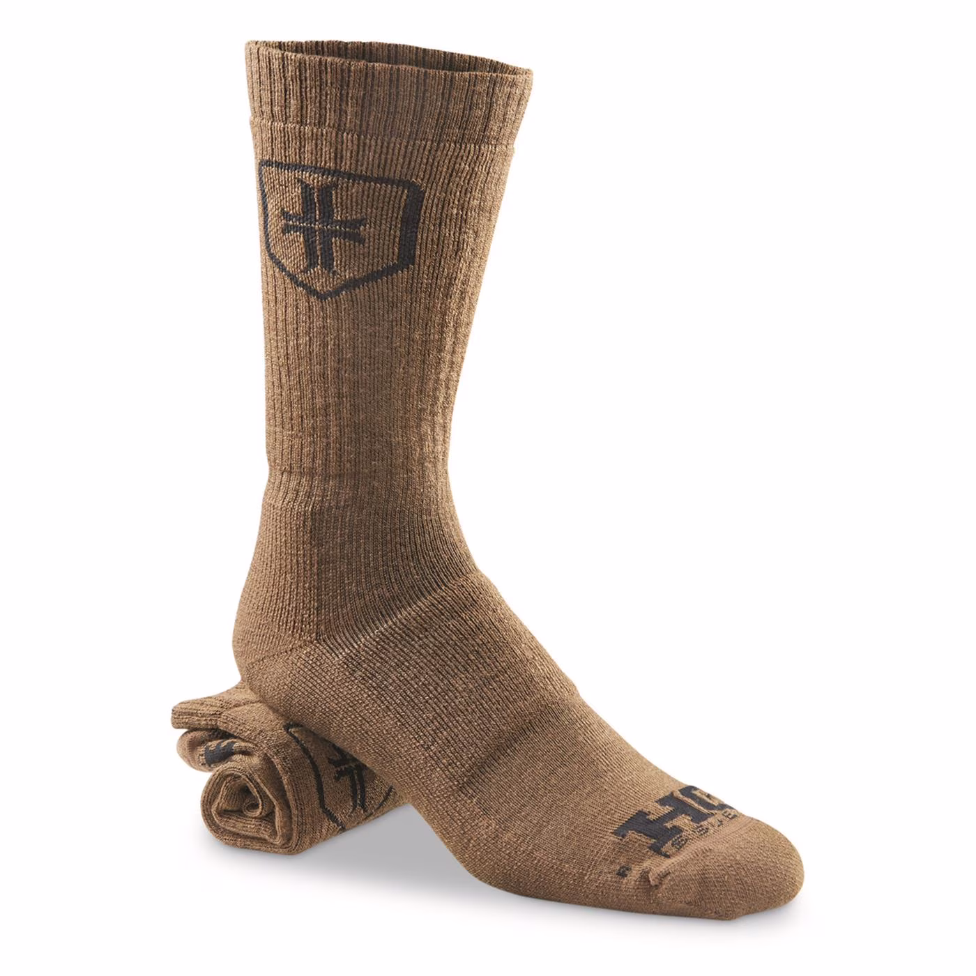 HQ ISSUE Merino Wool Socks for Men Blend, Hiking Athletic Boot Socks, Warrior Poet Society