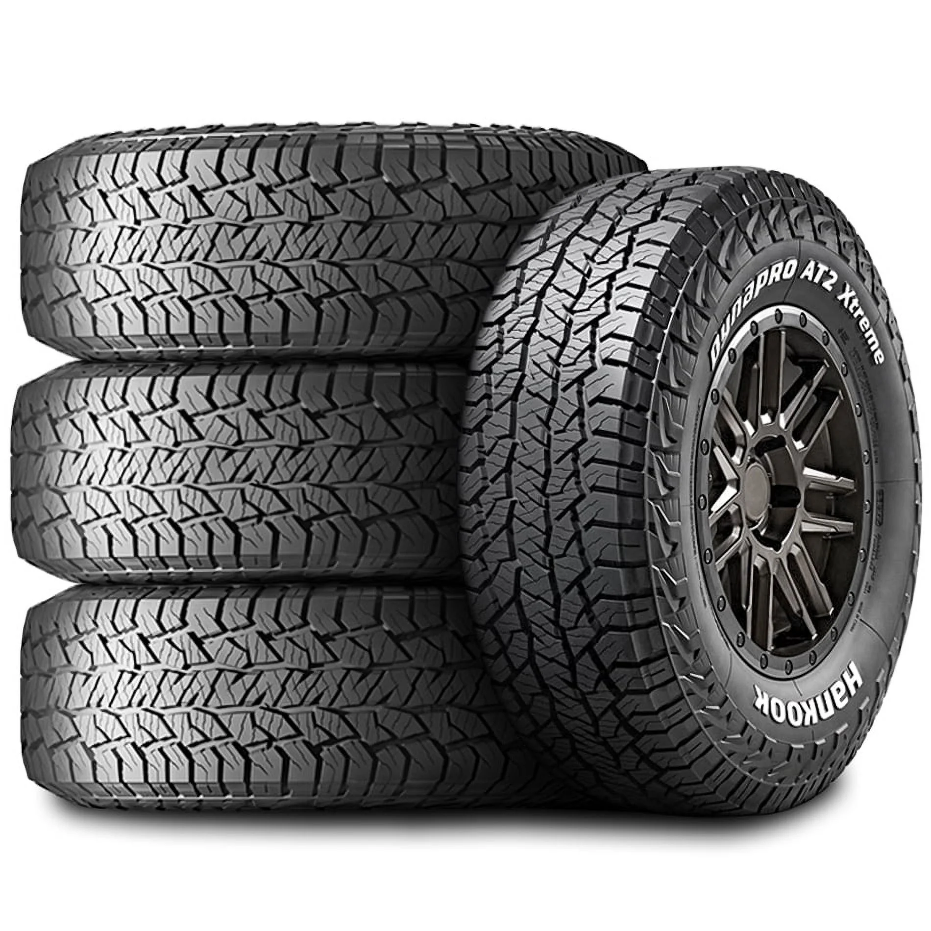 Pair of 2 (TWO) Hankook Dynapro AT2 Xtreme 235/75R15 109T XL AT A/T All Terrain Tires Fits: 1995-99 Chevrolet Tahoe LT, 1999 Chevrolet Silverado 1500 Base
