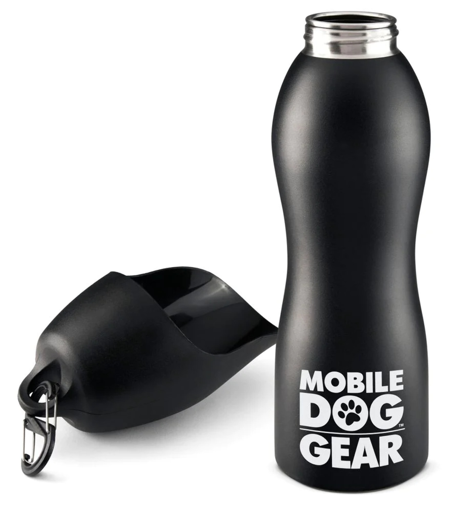 Mobile Dog Gear, Stainless Steel Dog Water Bottle for Medium to Large Dogs, 25 Ounces