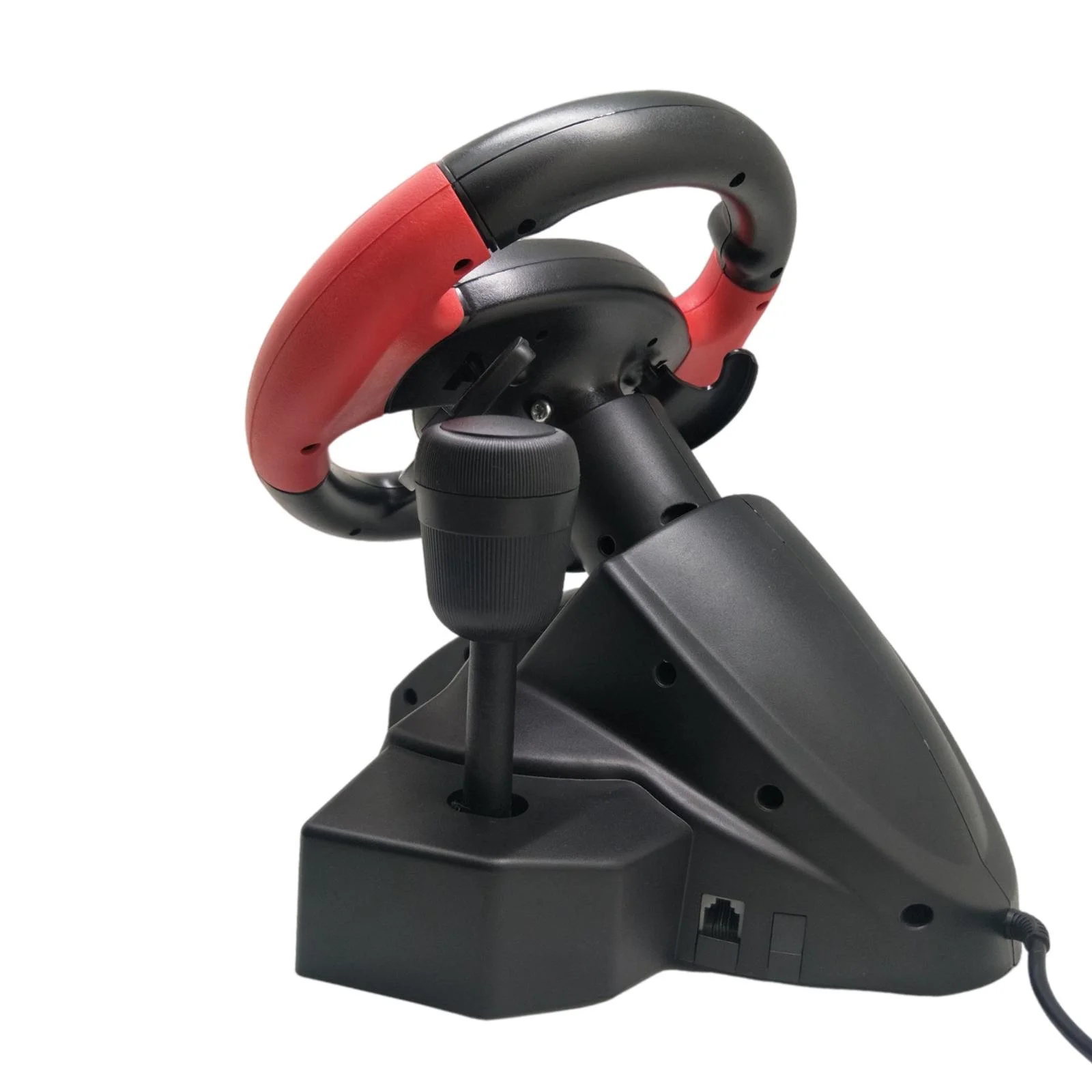 Wheel, Vibration 200 Degree Universal Usb Truck Race Steering Wheel with Pedals Set, 3, ()