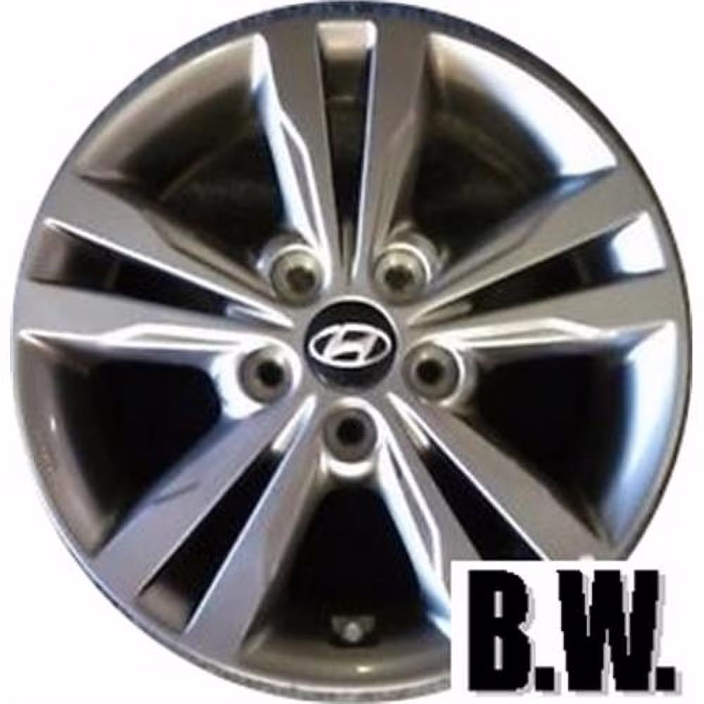 16x6.5 in Wheel for HYUNDAI ELANTRA 2017-2018 CHARCOAL Reconditioned Alloy Rim