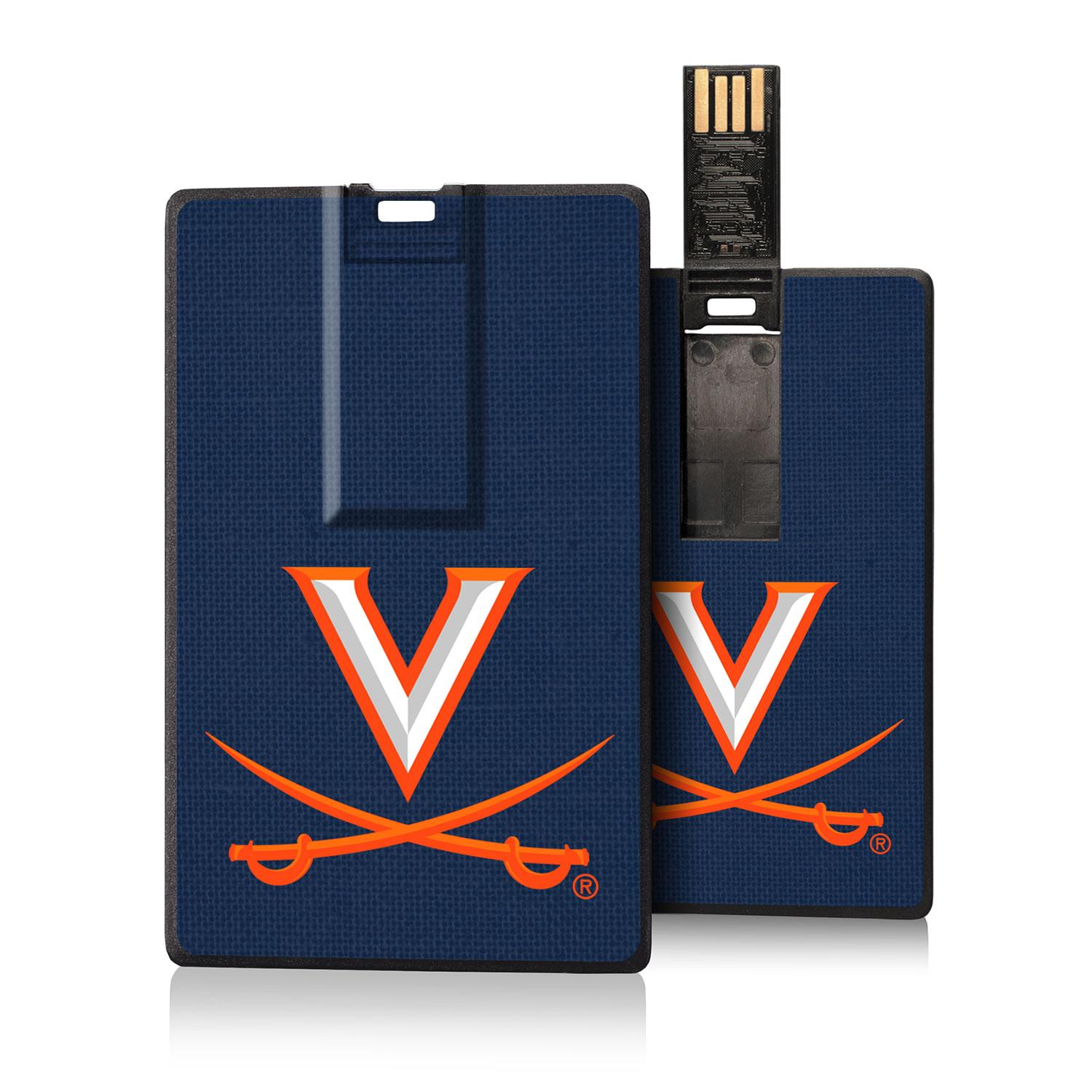 Virginia Cavaliers Solid Credit Card USB Drive 16GB