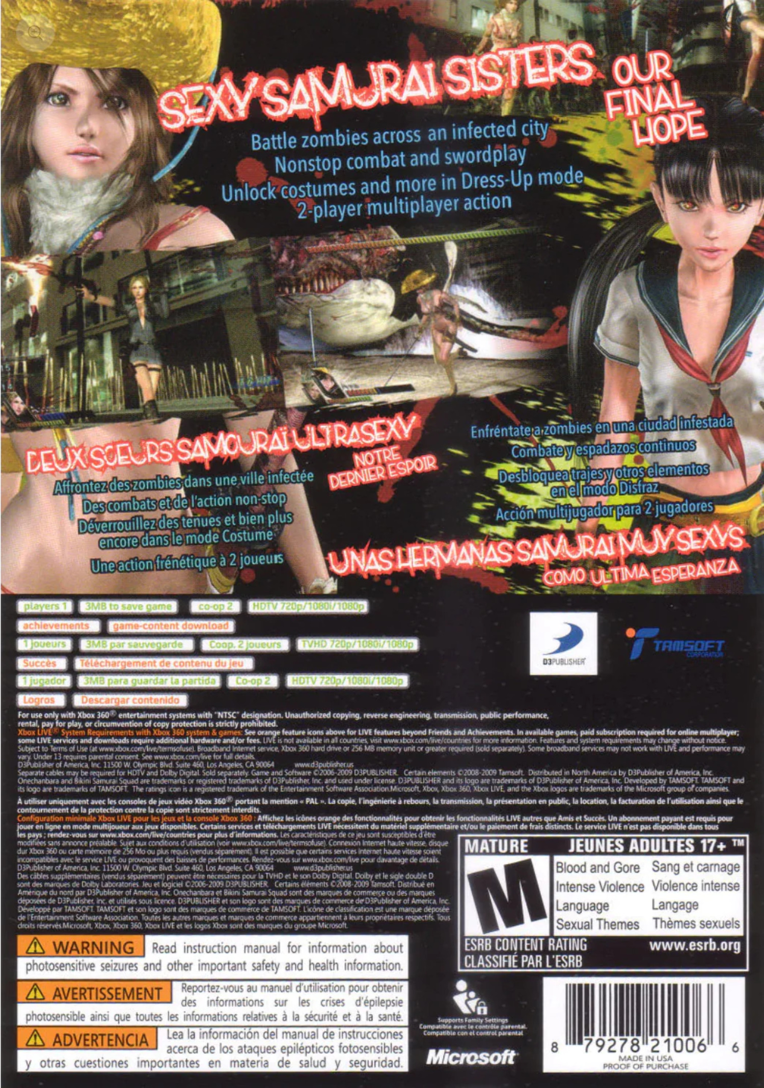 Onechanbara: Bikini Samurai Squad | Xbox 360