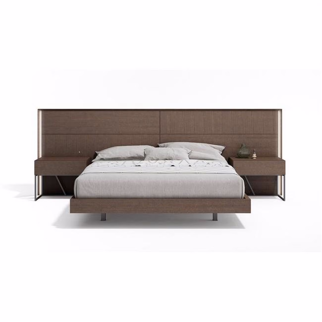 J&M Furniture 17742-Q Almada Queen Size Bed - Ash