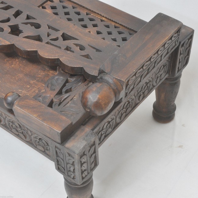 SILAW Hand Carved Daybed Chocolate