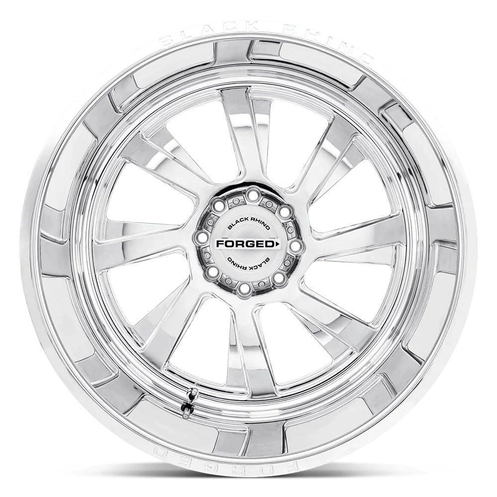 Black Rhino Cast Aluminum Rim BRBLR 24X14 8X180 POL -76MM, 2414BLR-68180P25R