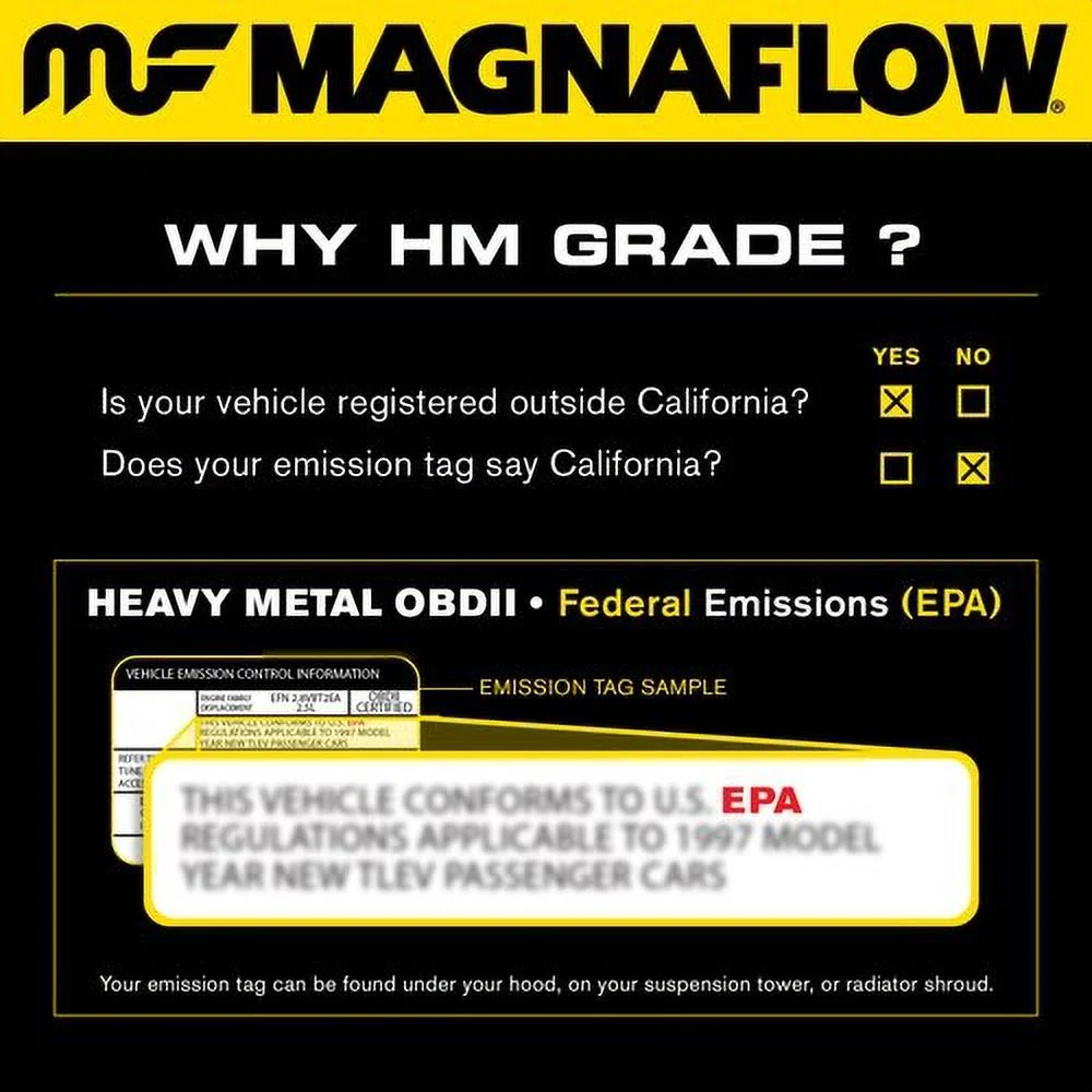 MagnaFlow 50863 - Catalytic Converter Fits select: 2003-2005 MAZDA 6