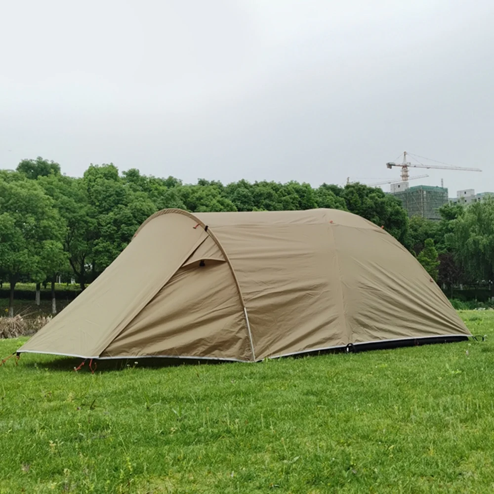 Waterproof Family Camping Tent 3 Person Weight Double Layer 1 Bedroom One Living Room