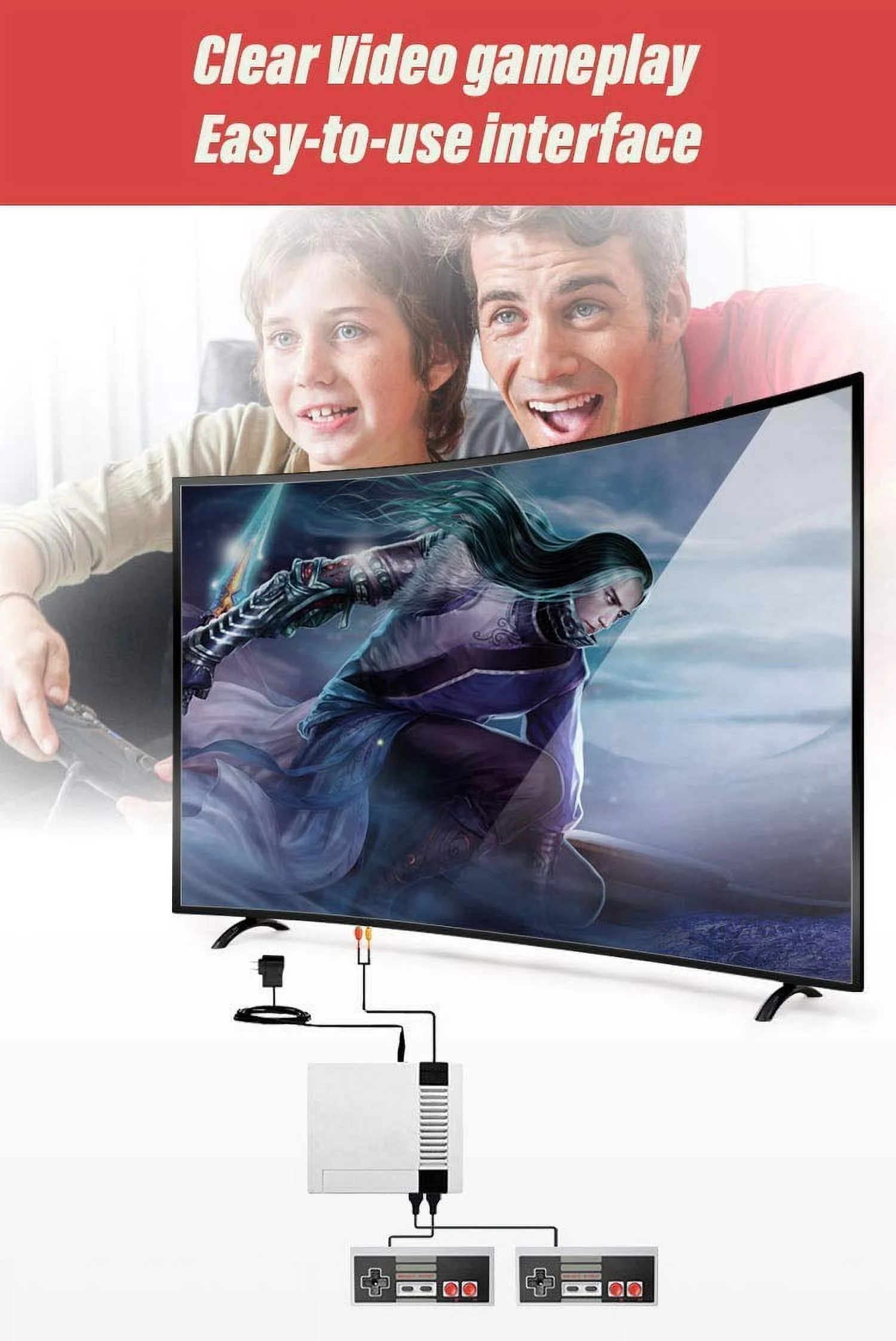 Isabella Classic Mini Console, Built-in with 620 Classic Retro Games