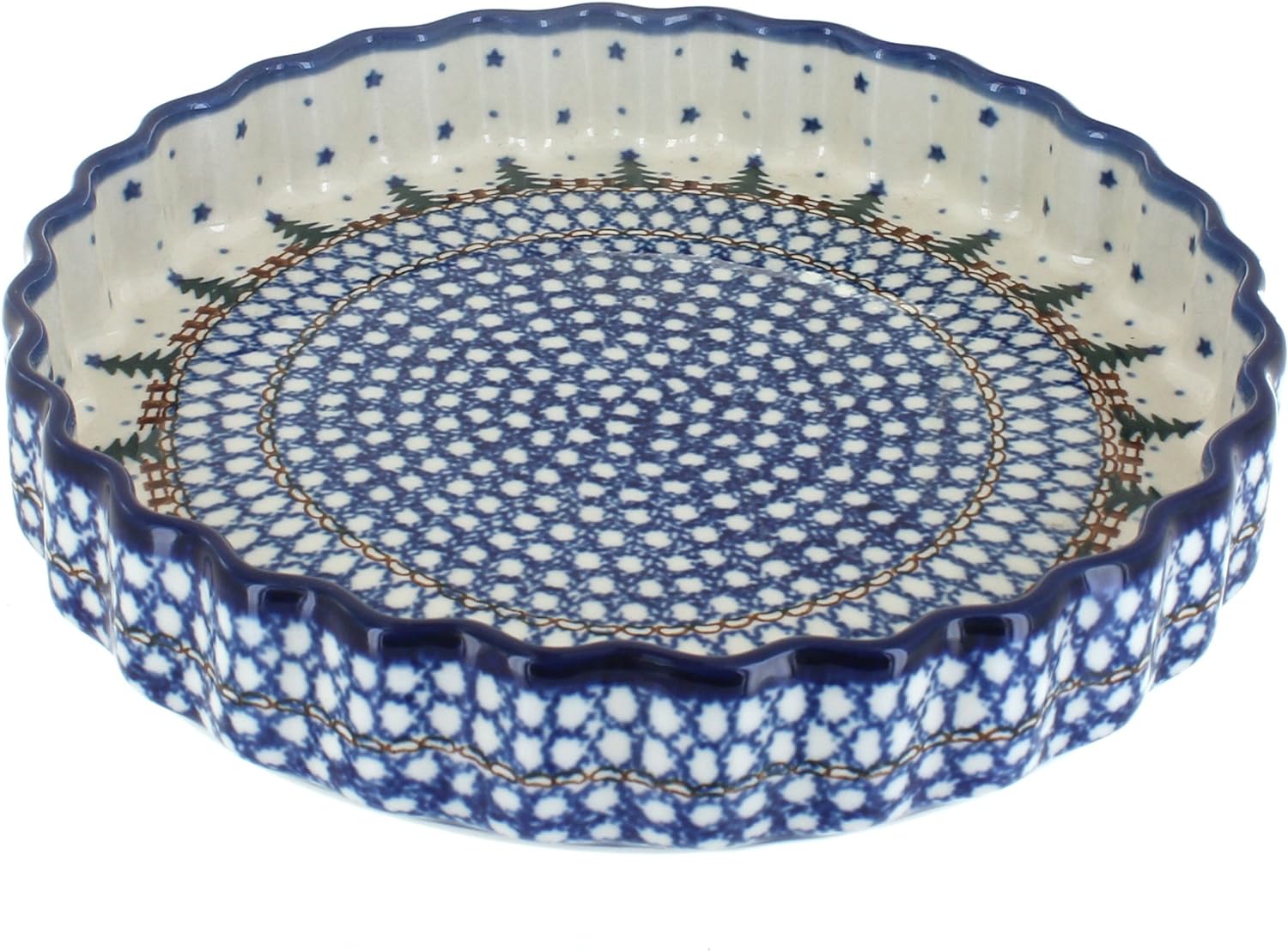 Polish  Rustic Pines Torte Plate