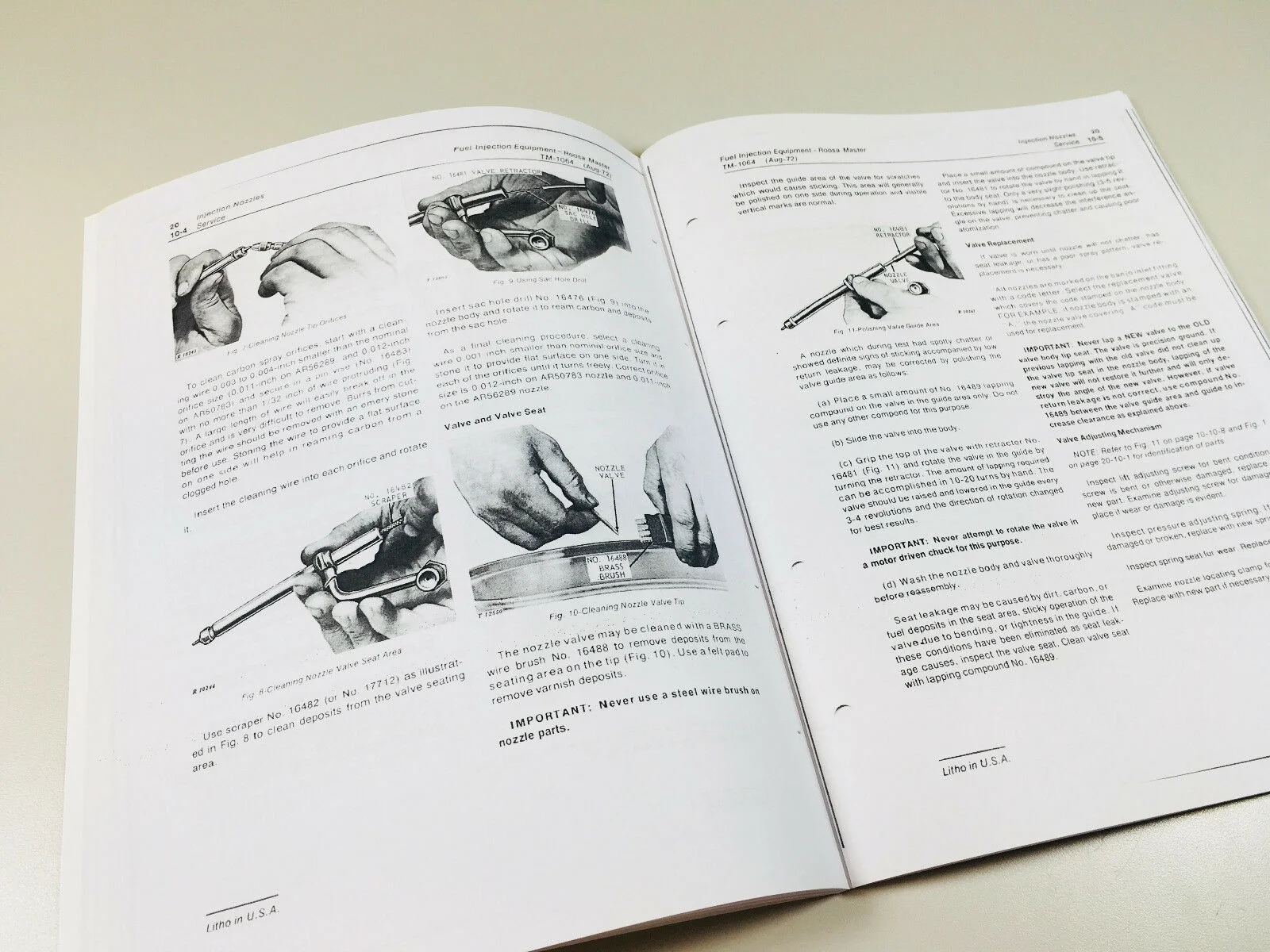 Fuel Injection Roosa Master Dm2 Pump Tech Service Manual John Deere 6404D Engine