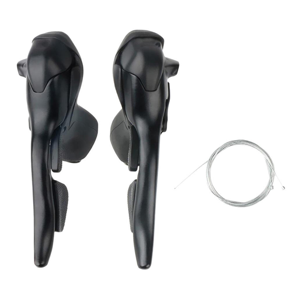 7 ​​Shifter Dual / Lever Road Bike Derailleur Cable - 2x7