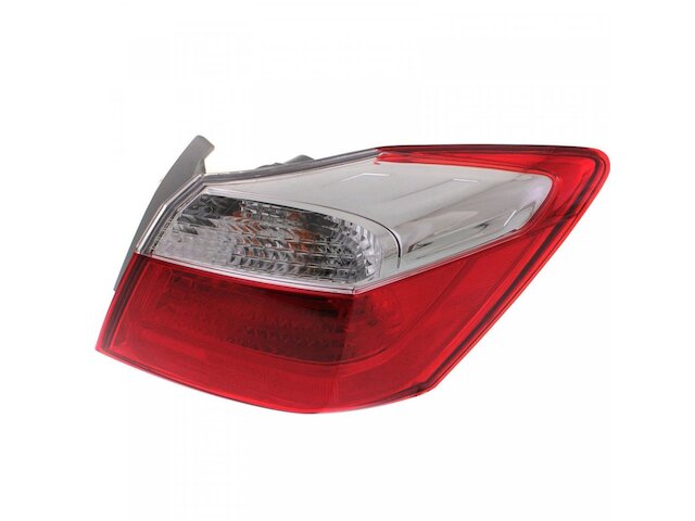 Right Passenger Side Outer Tail Light Assembly - Compatible with 2013 - 2015 Honda Accord Sedan 2014