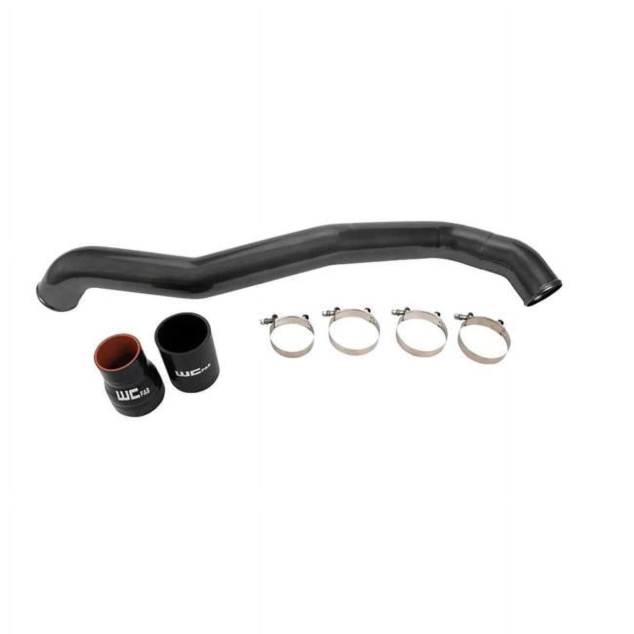 Wehrli  3 in. Duramax Driver Side Intercooler Pipe for 2011-2016 Chevrolet 6.6L LML, Gloss Black