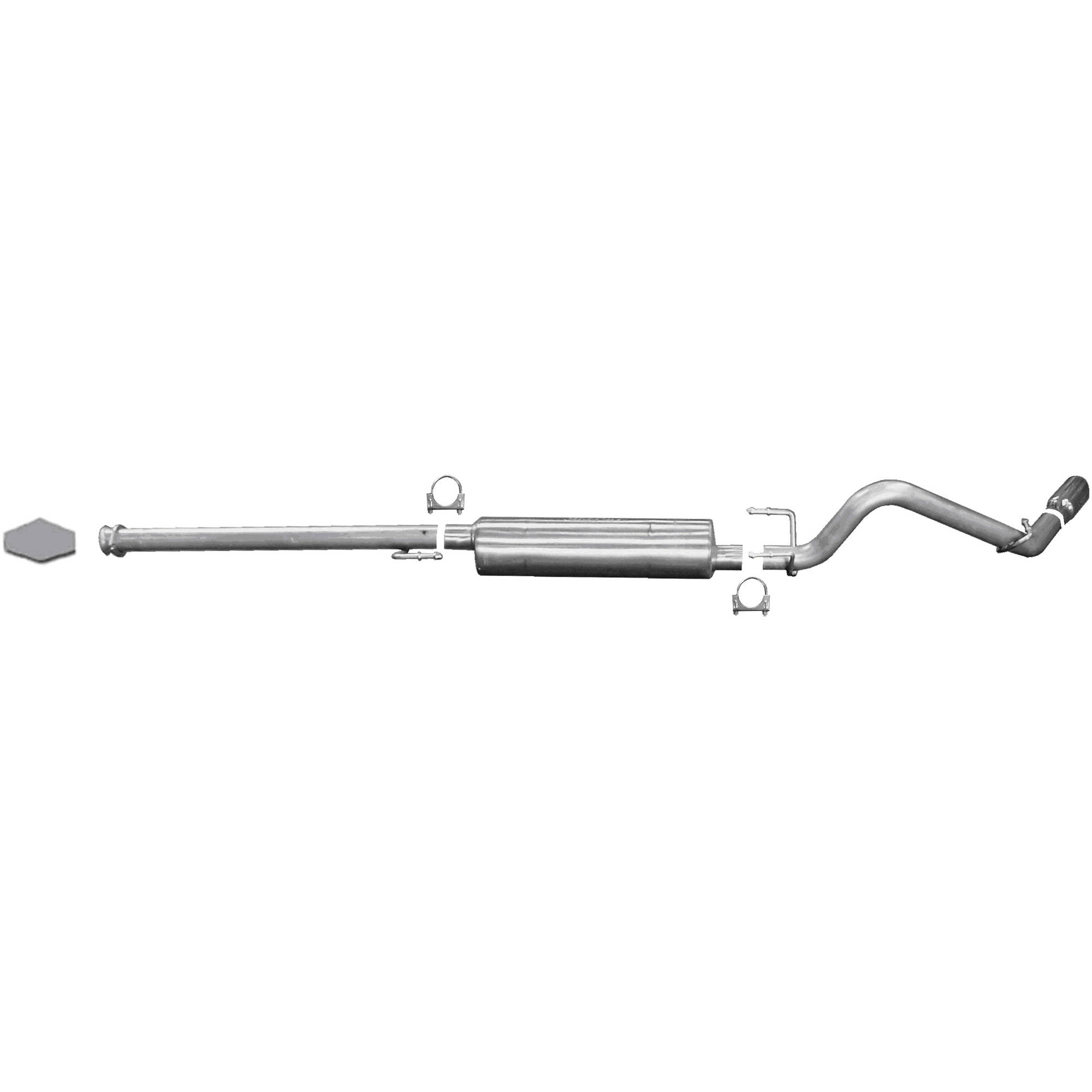 Cat-Back Single Exhaust System, Aluminized Fits select: 2013 TOYOTA TACOMA DOUBLE CAB, 2009-2012 TOYOTA TACOMA ACCESS CAB
