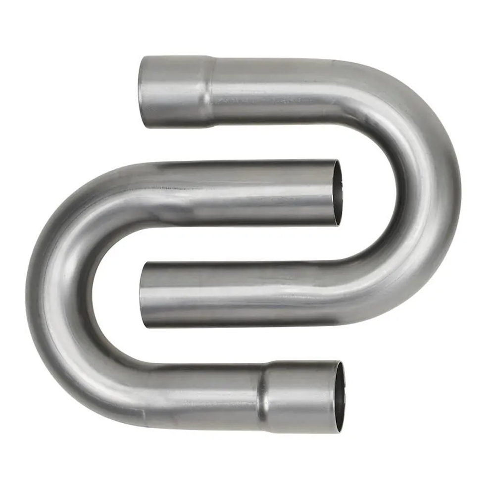 Mild Steel Exhaust Pipe Mandrel Bend, 180 Degree, 3 Inch 2PK