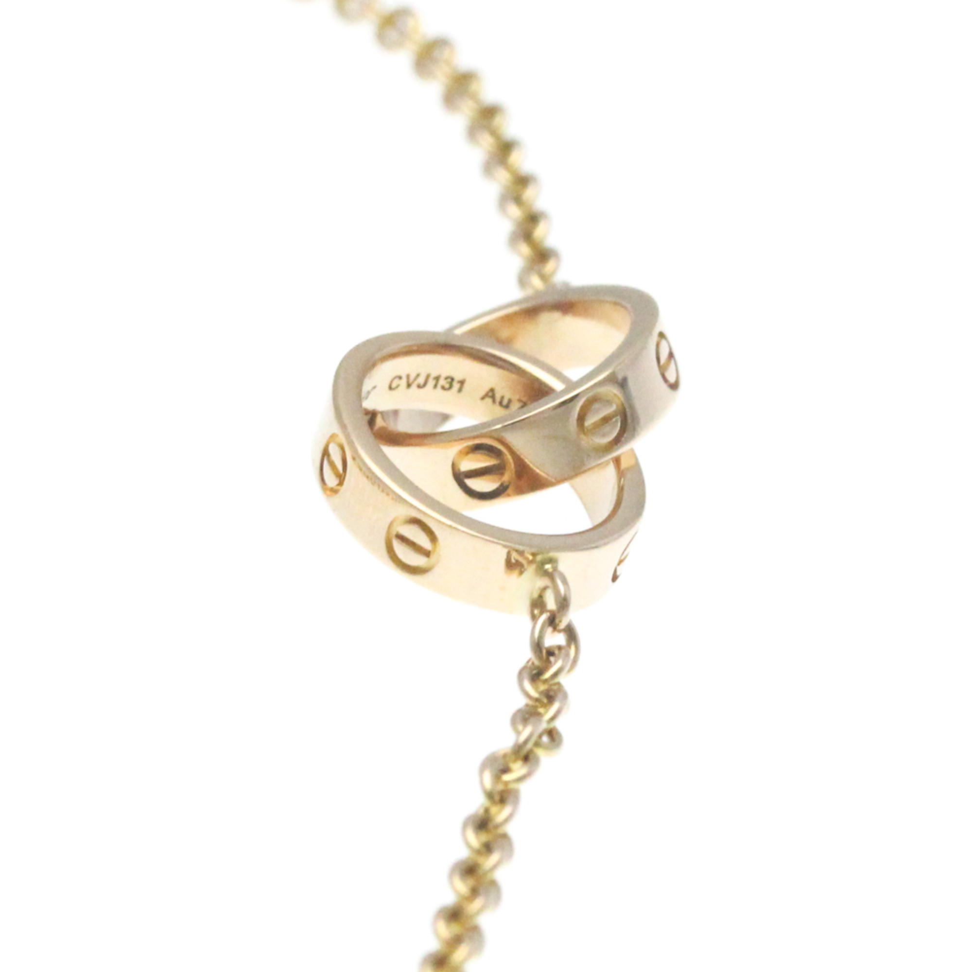 Pre-Owned Cartier Baby Love Bracelet B6027000 Pink Gold (18K) No Stone Charm Bracelet Pink Gold (Good)