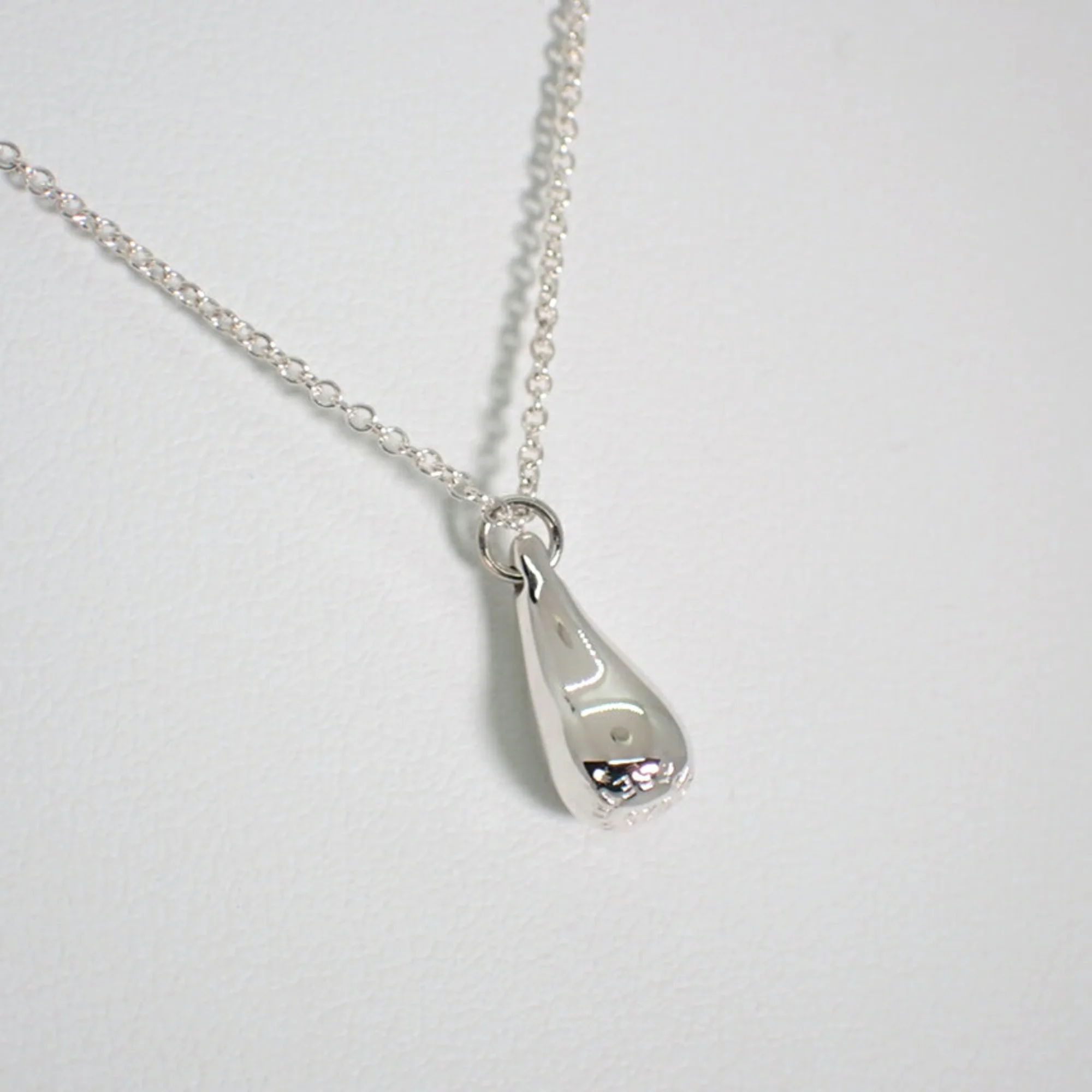 Pre-Owned TIFFANY/ Tiffany 925 teardrop pendant / necklace (Good)
