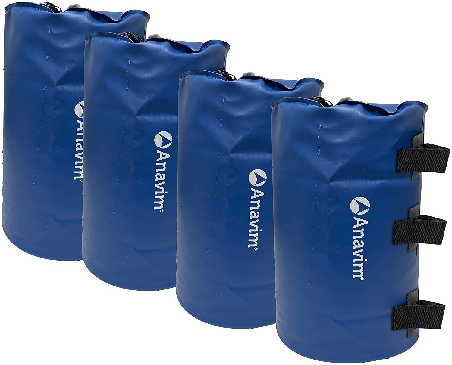 Anavim Canopy Water Weights Bag, Leg Weights for Pop up Canopy 4pcs-Pack Blue