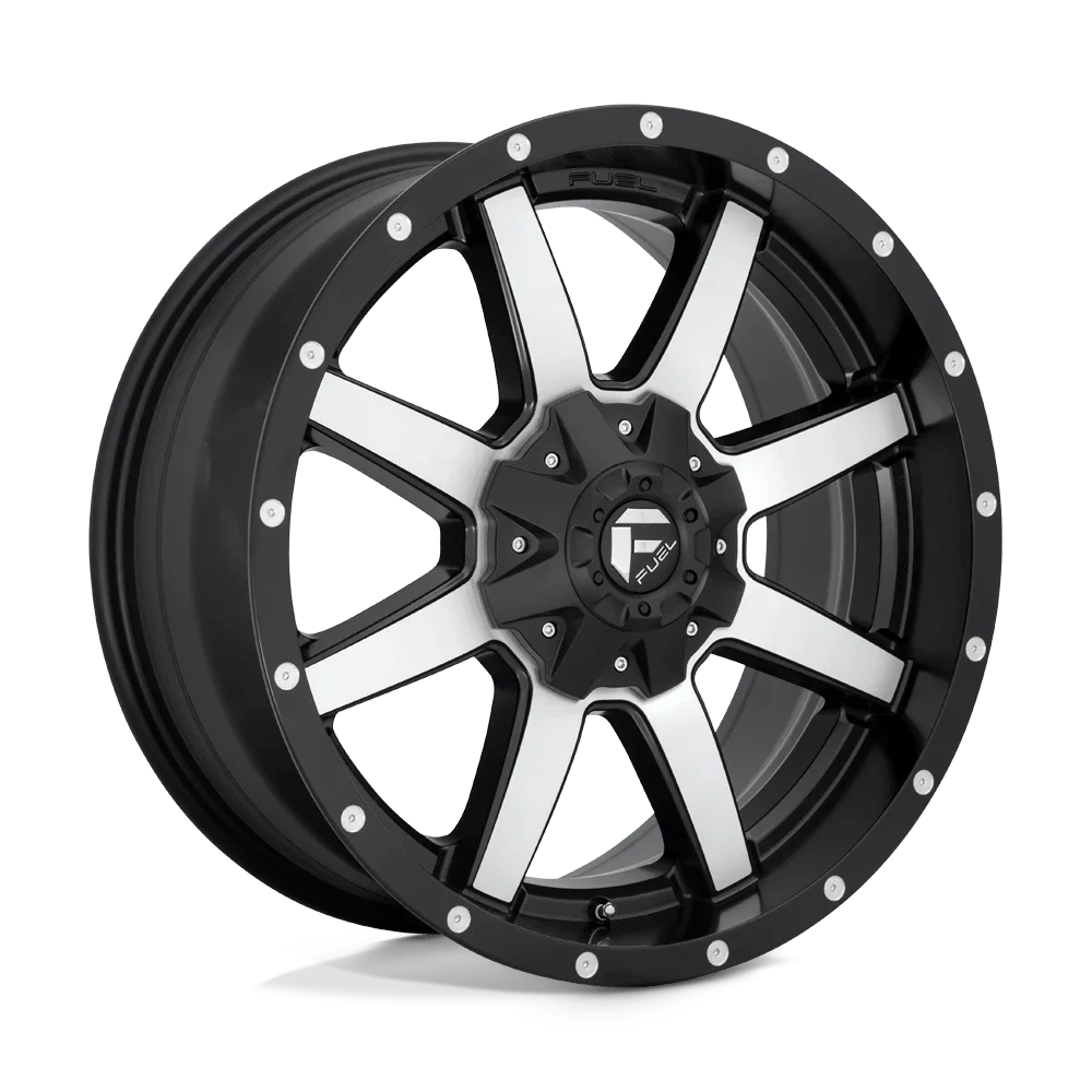 Fuel D537 Maverick 20X9 6X135/6X139.7 1Et 125.1Cb Matte Black Machined Wheel