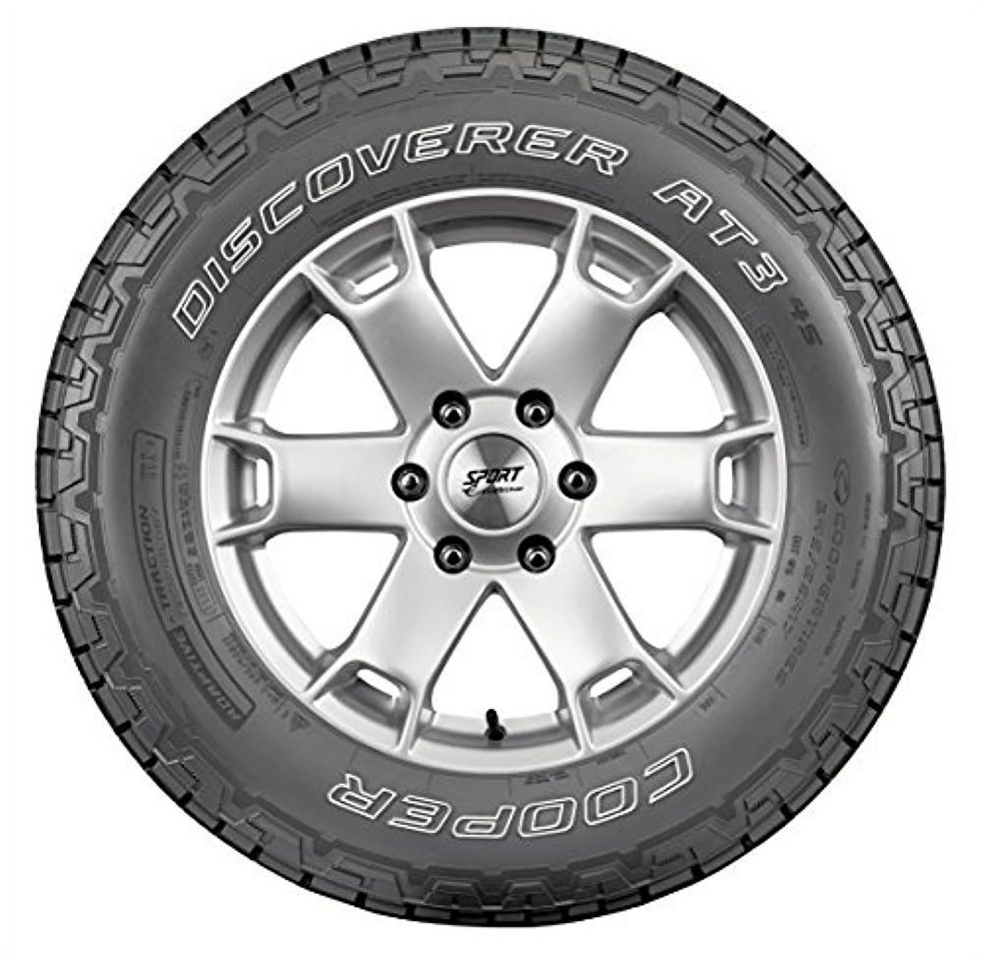 2 New Cooper Discoverer AT3 4S All-Terrain Tires - 235/75R15 105T Fits: 1995-99 Chevrolet Tahoe LT, 1999 Chevrolet Silverado 1500 Base