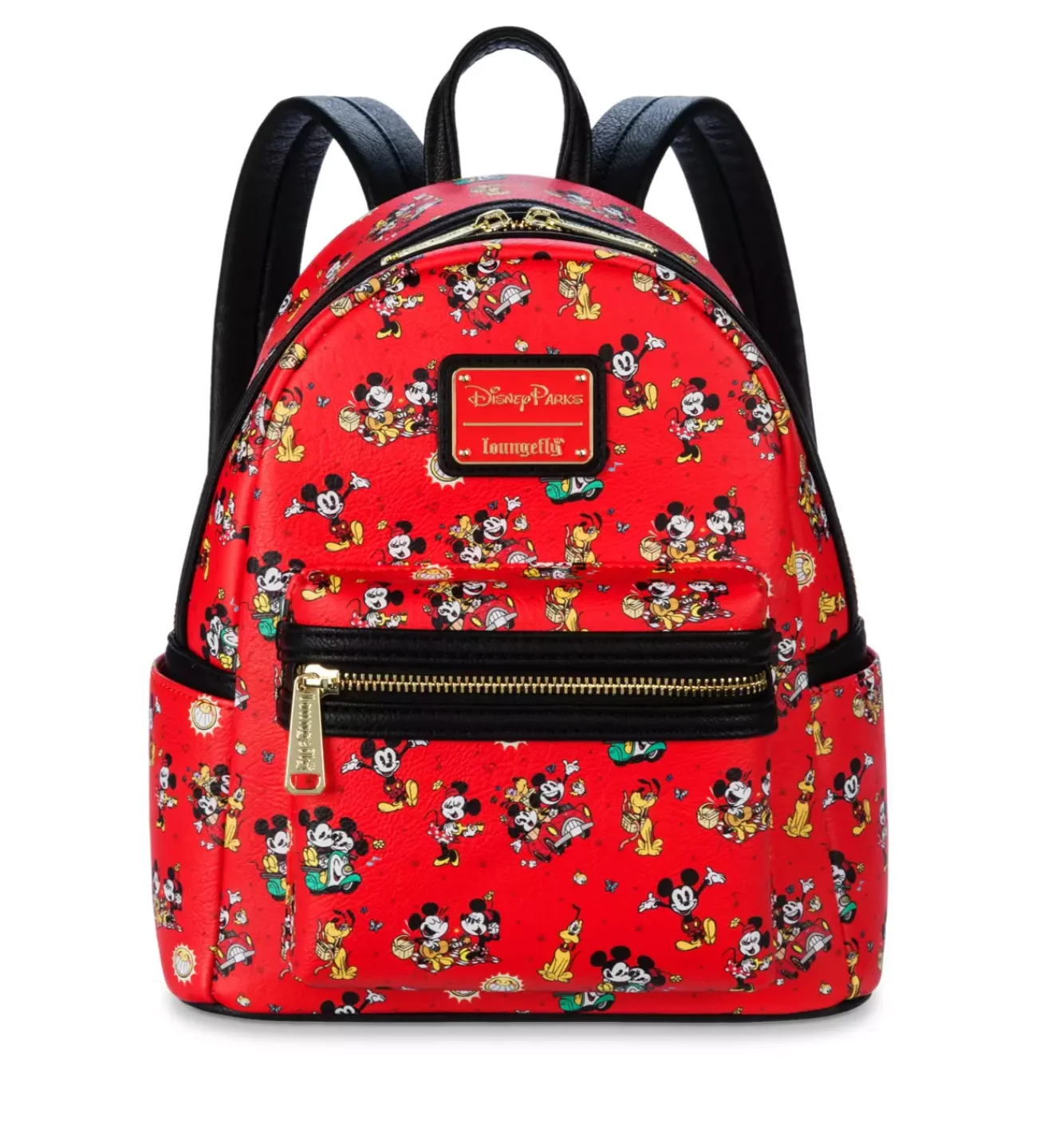 Disney Parks Minnie Mickey Pluto With Vespa Mini Backpack New With Tag