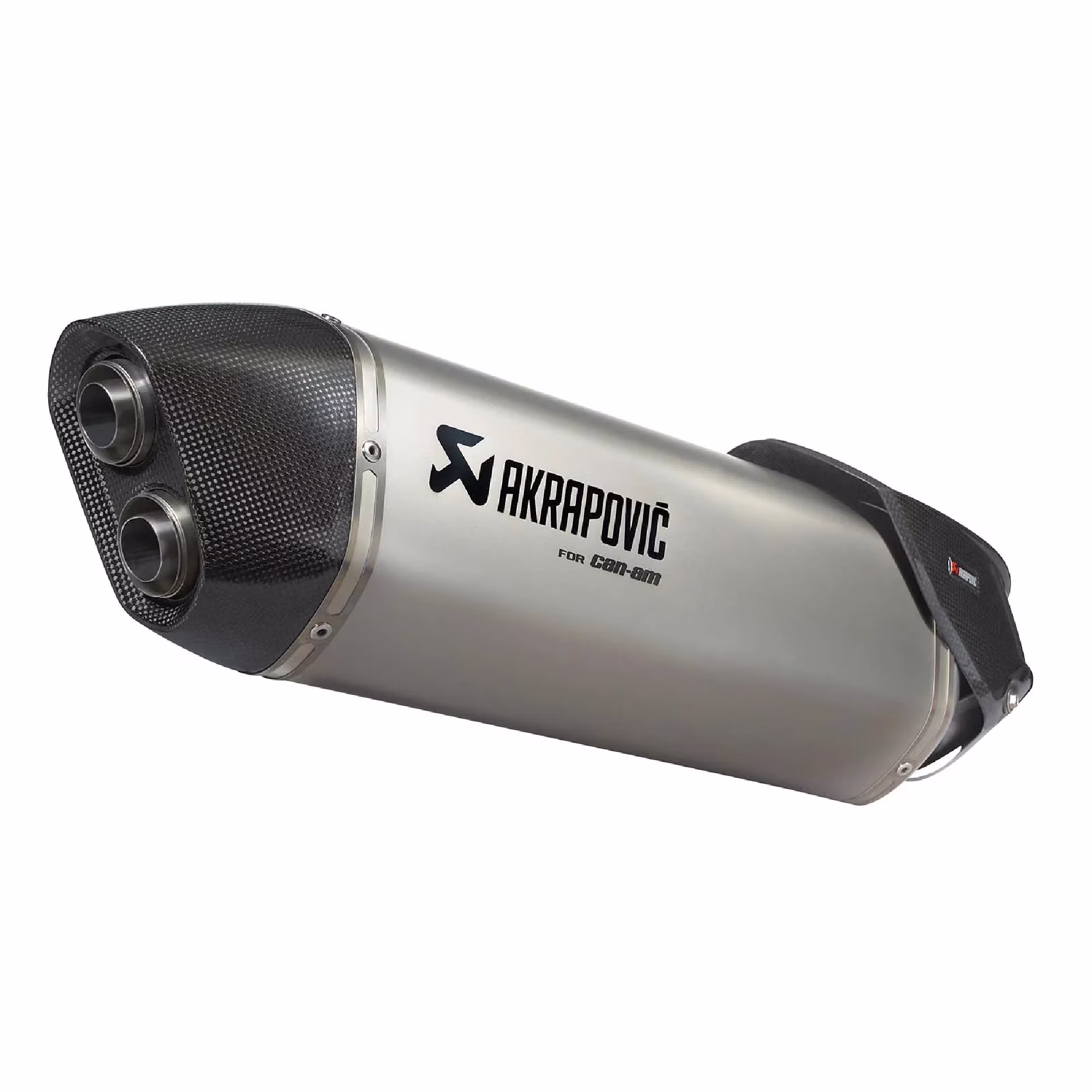 Can-Am New OEM, Carbon Fiber Akrapovič Sport Touring 3C Silencer, 219400650