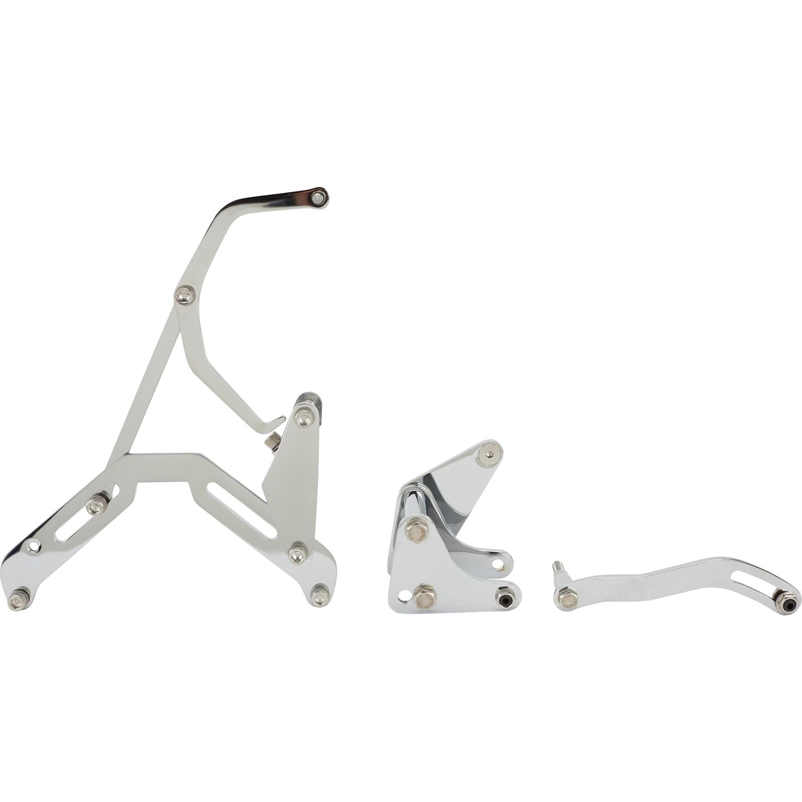 Bills Hot Rod Co. BBC Alternator and P/S Brackets, Chrome