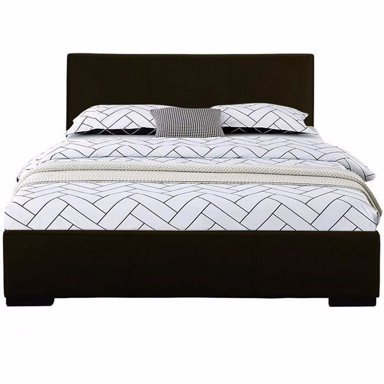 Platform King Bed, Black