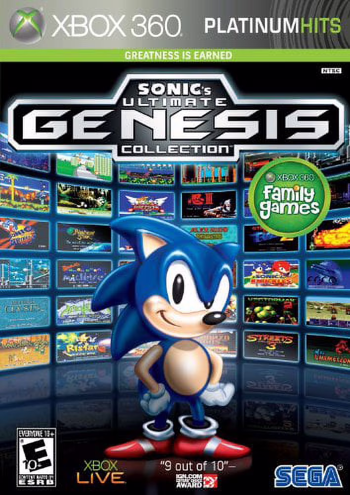 Sonic's Ultimate Genesis Collection (Platinum Hits), Sega, Xbox 360, [Physical], 68034