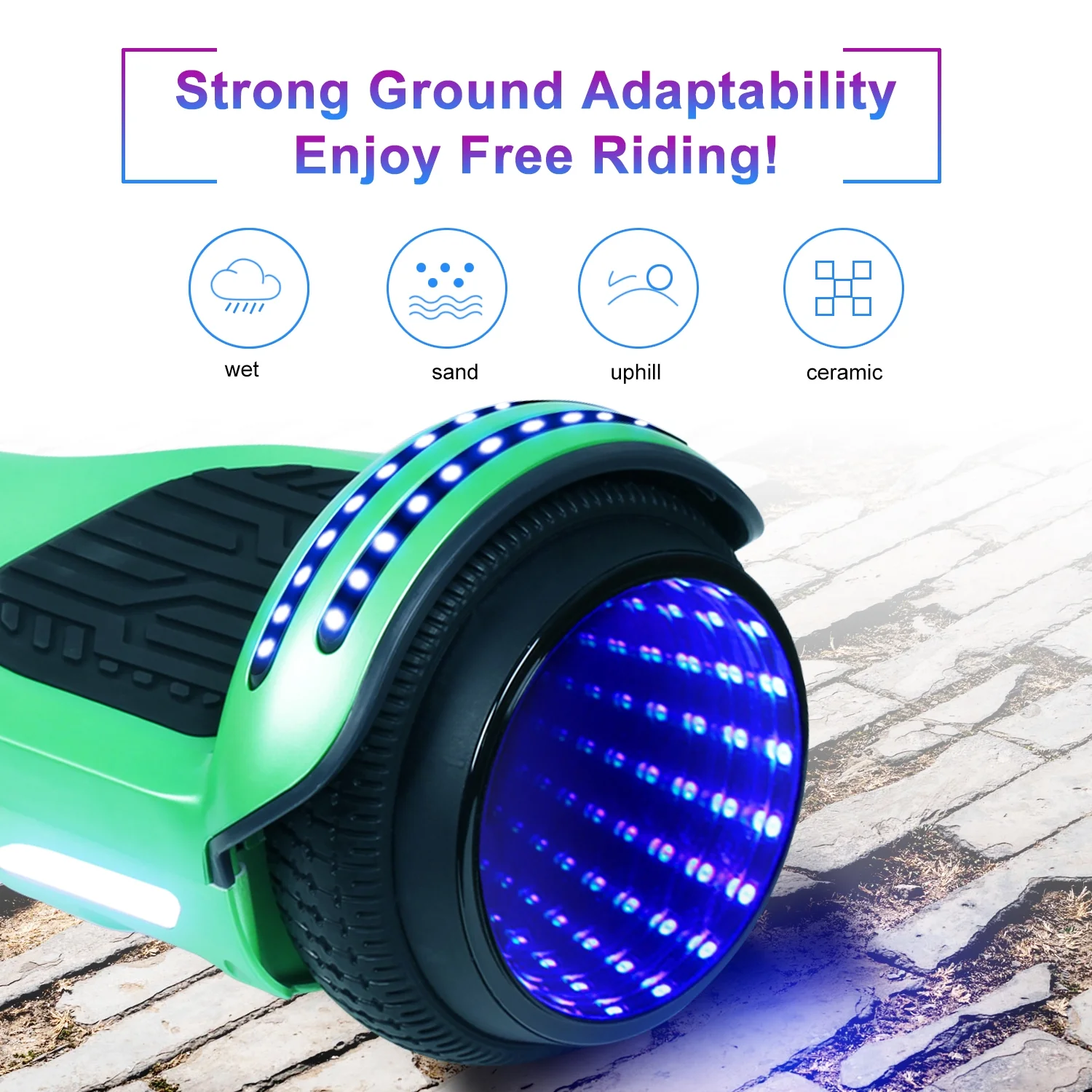 CBD Bluetooth HoverBoard with LED light 6.5