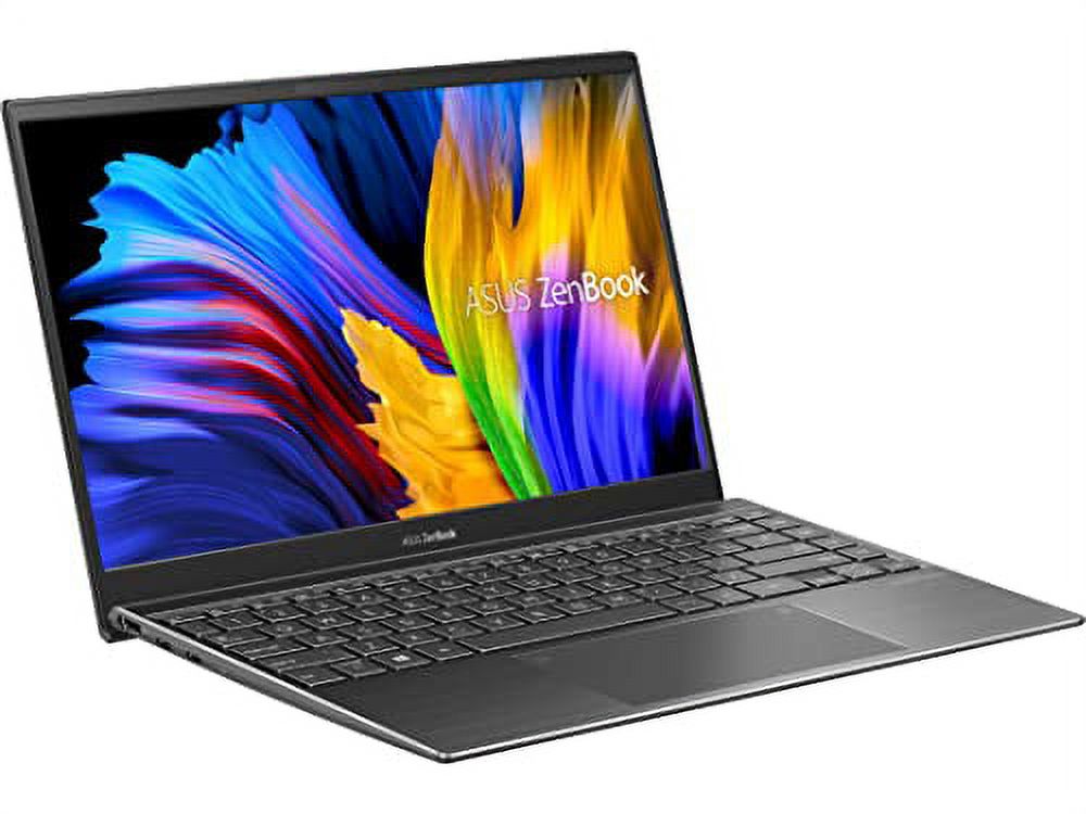 Asus 2022 Zenbook 14'' FHD Laptop, AMD 5th Gen Ryzen 5-5500U, 8GB RAM, 1TB PCIe SSD, Backlit Keyboard, NVIDIA GeForce MX450, HD Webcam, Windows 11 Home, Light Gray, 32GB Snow Bell USB Card