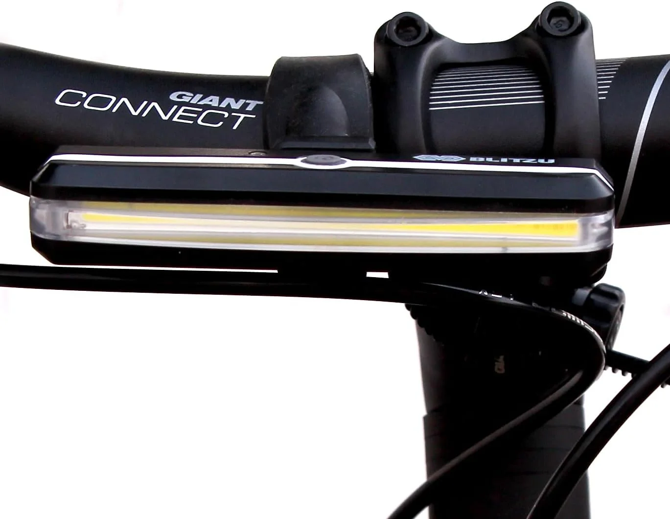 BLITZU 2023 Cyborg 168H Bike Headlight or 168T Tail Light USB Rechargeable LED Bicycle Lights Set Front Back Night Riding, Cycling Safety Reflector Accessories