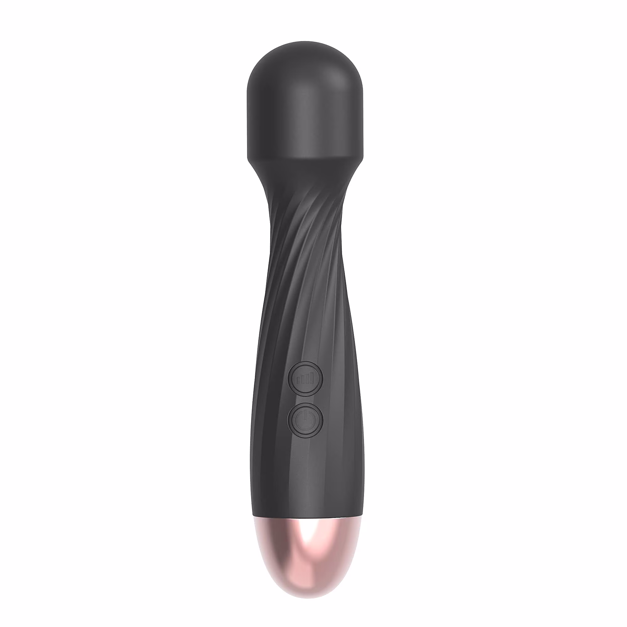 10 Speeds Wired Powerful Handheld Electric Back Wand Massager with Strong Vibrations, Personal Therapy Massager for Sports Recovery, Muscle Aches, Body Pain (Black)
