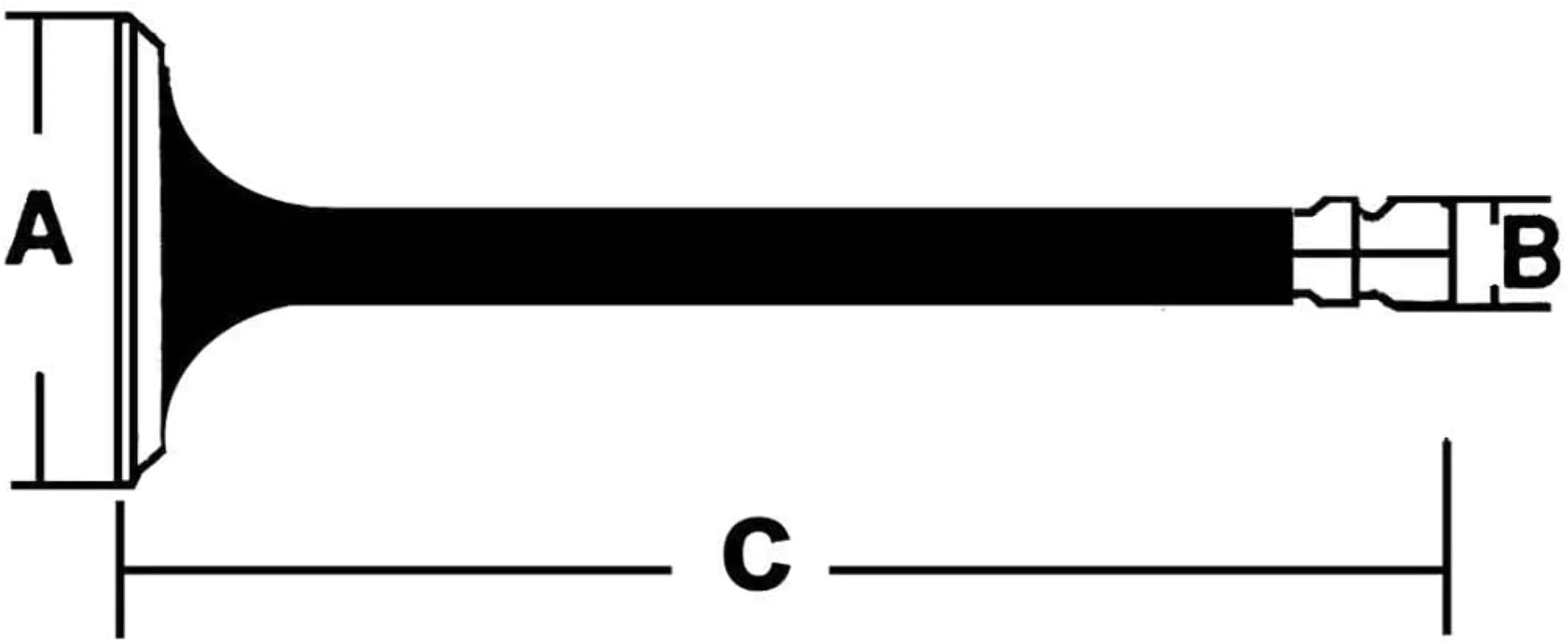 Intake and Exhaust Valve Set with Seals Made in Japan Fits Honda 0169-005/006 2x0170-311