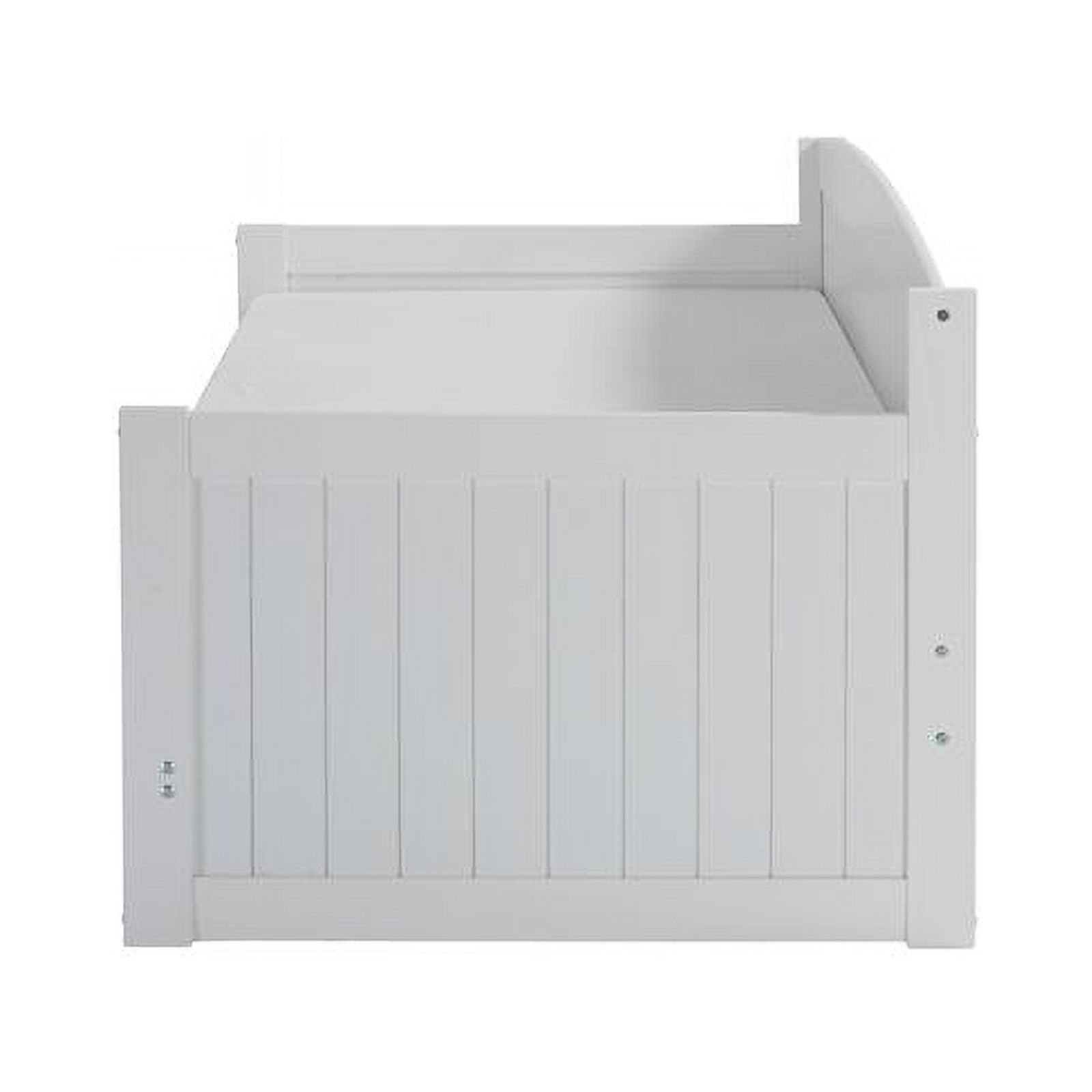 Roseberry Kids Transitional Wood Daybed with King Conversion in White