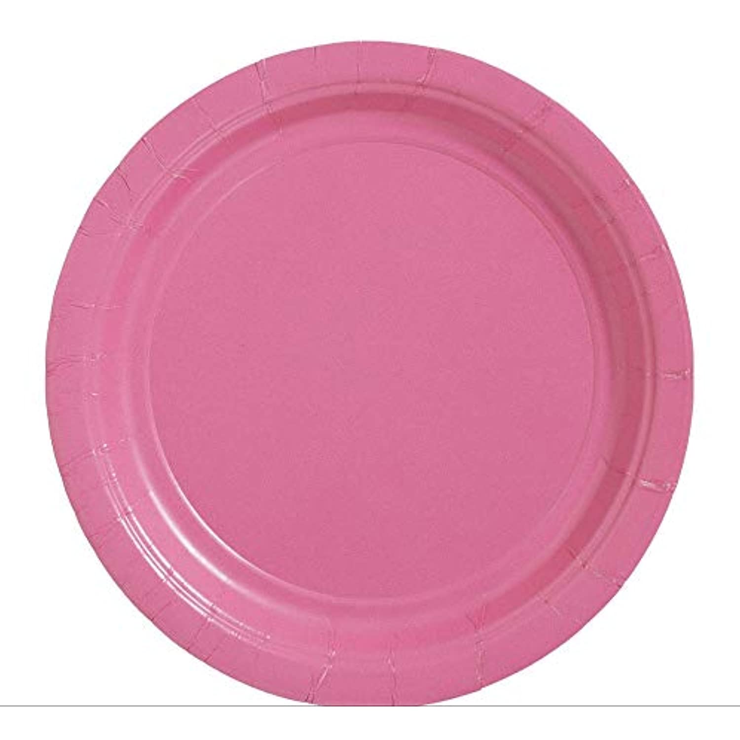 Pink Paper Plate Big Party Pack, 50 Ct.