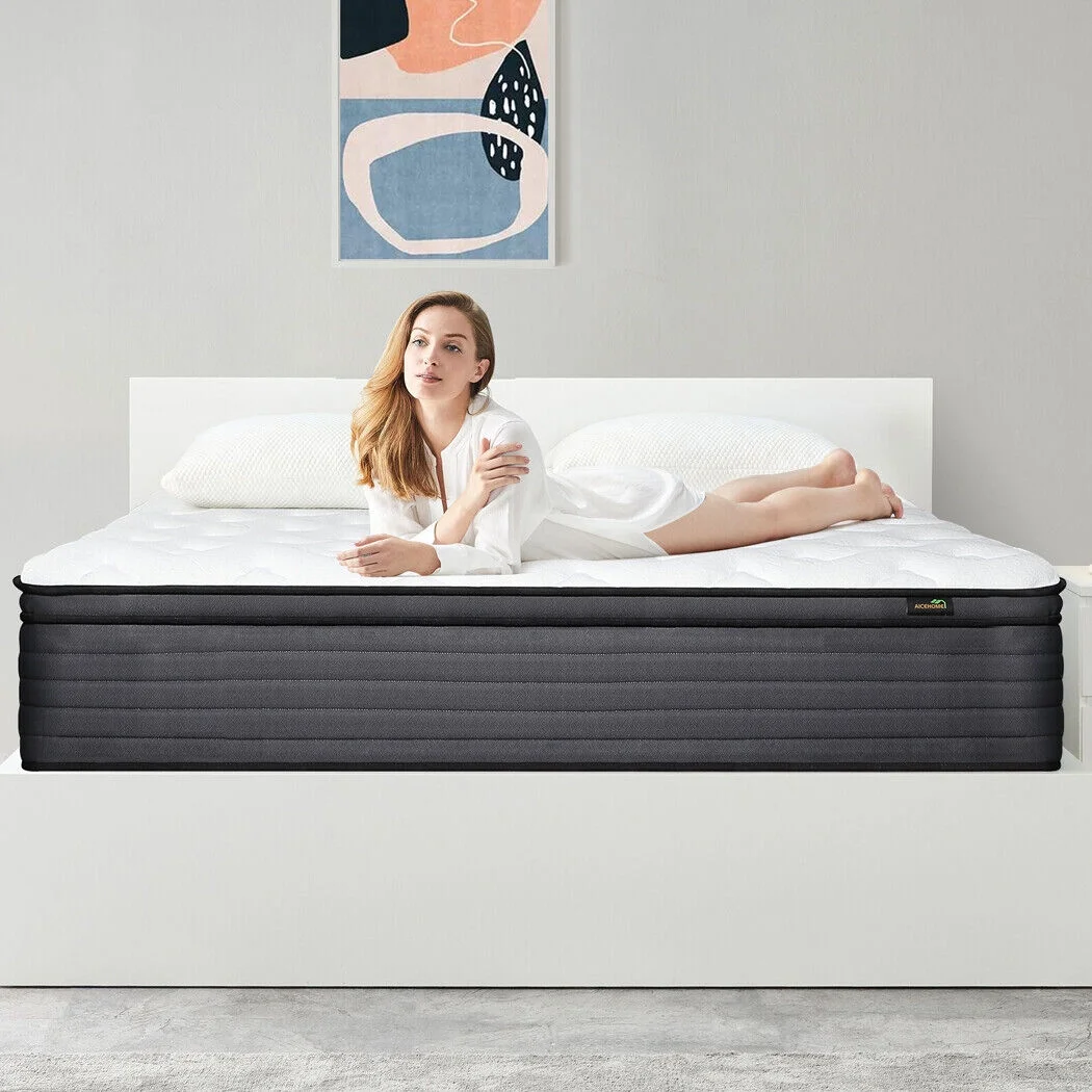 AICEHOME 12 inch Hybrid Mattress Pocket Spring Mattresses in a Box,Twin