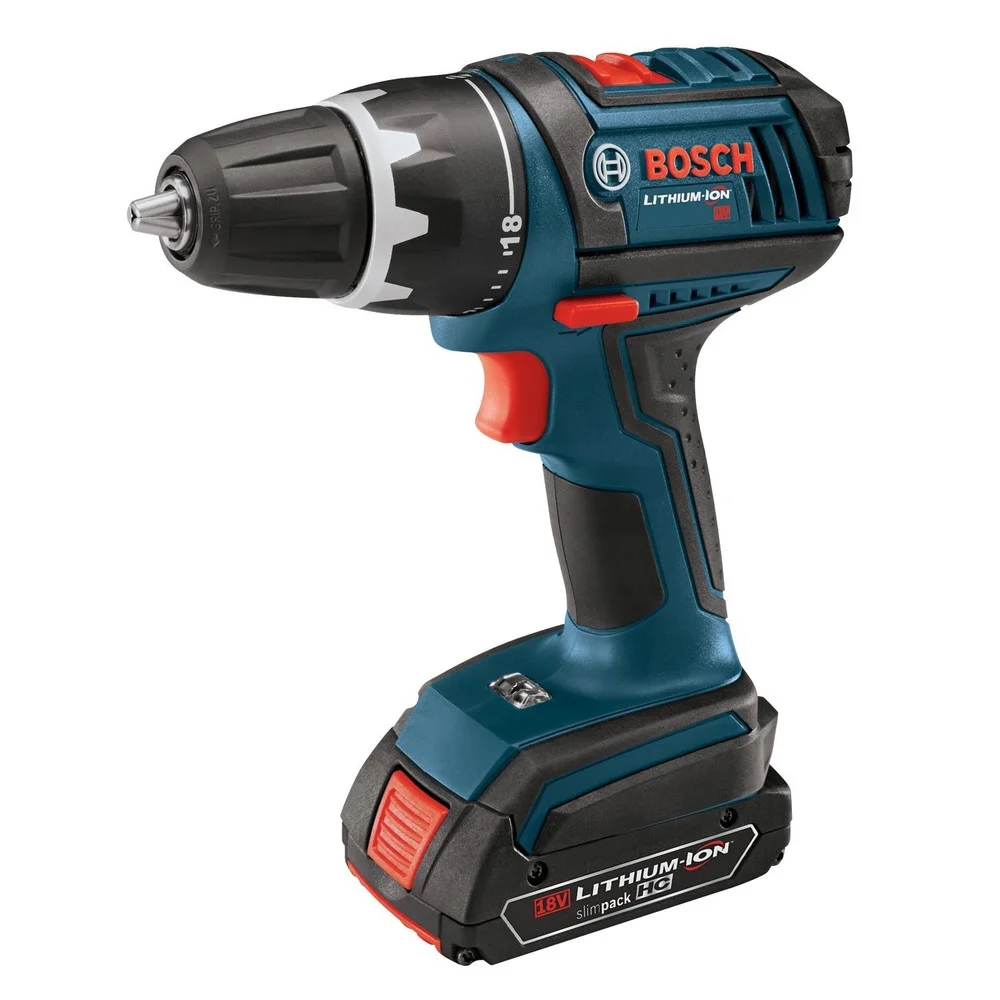 Restored Bosch CLPK232-181-RT 18V 2.0 Ah Cordless Lithium-Ion 1/2 in. Drill Driver and Impact Driver Combo Kit (Refurbished)