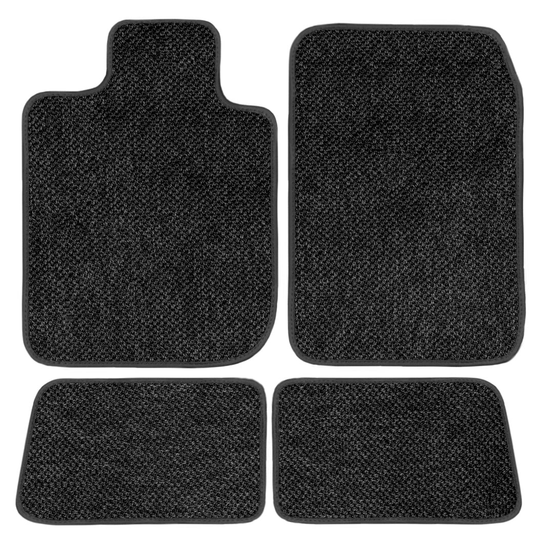 GGBAILEY Tesla Model X (7 Passenger with 3rd Row) Charcoal All-Weather Textile™ Car Mats, Custom Fit for 2016, 2017, 2018, 2019, 2020 - Driver, Passenger & Rear Carpet Car Mat