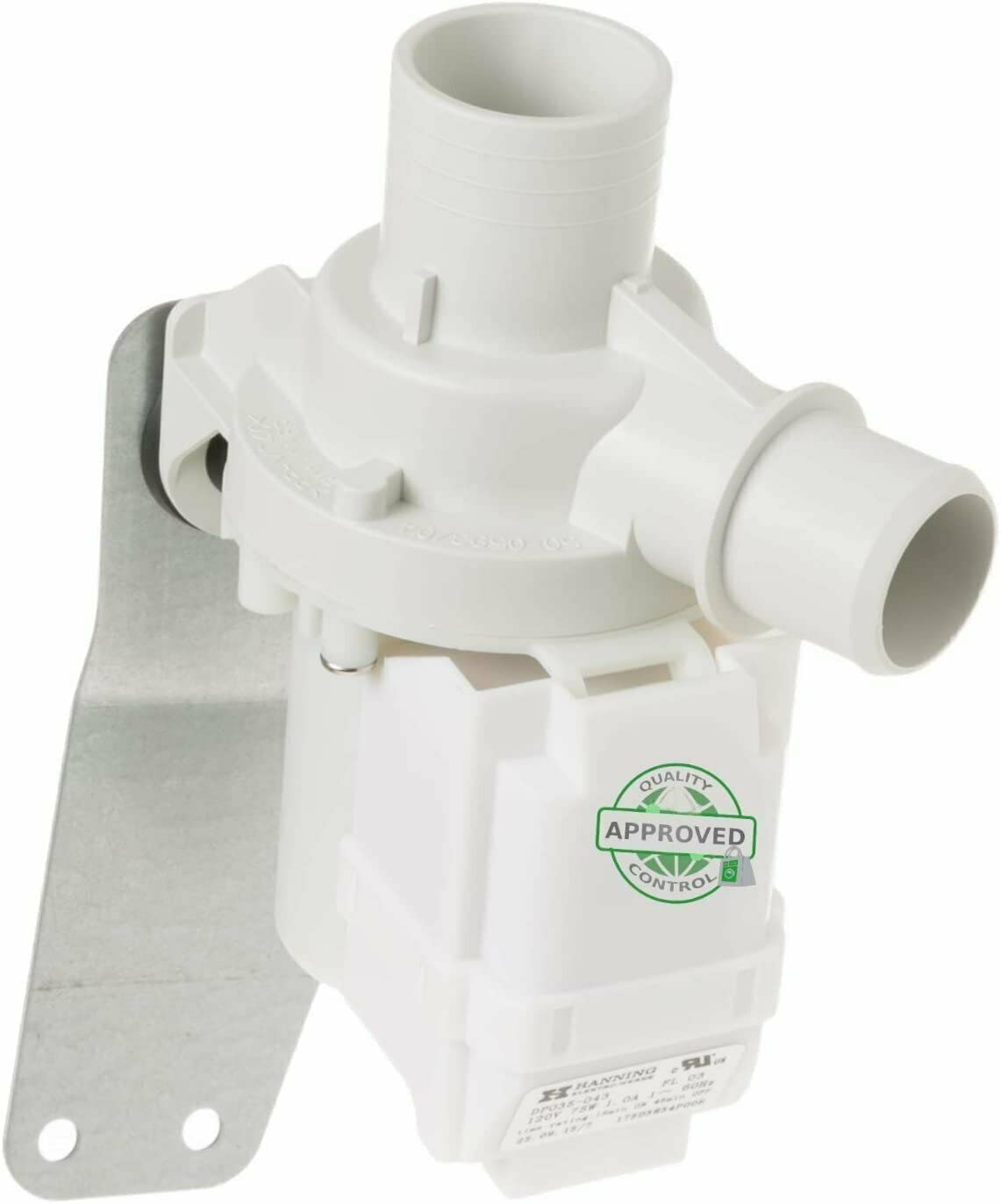 GLOB PRO SOLUTIONS WH23X10043 Washer Drain Water Pump Assembly 5