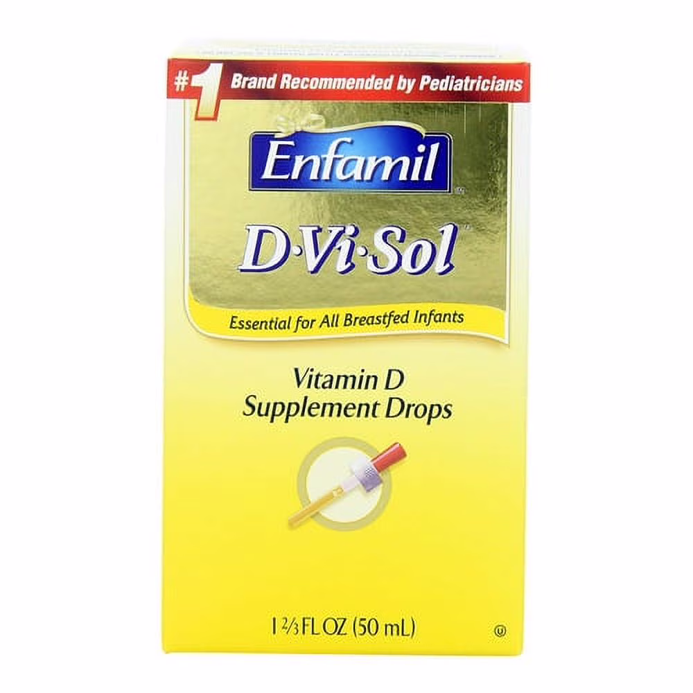 Enfamil D-Vi-Sol Vitamin D Supplement Drops For Breastfed Infants - 50 Ml