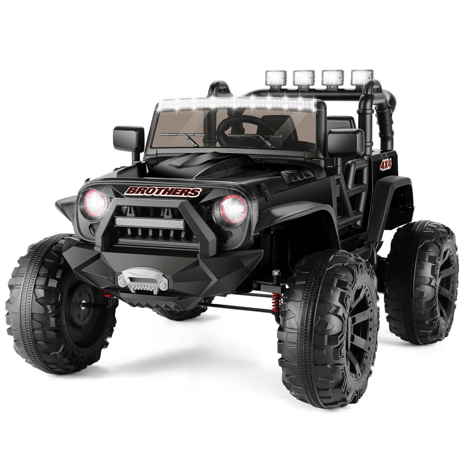 Kids Ride On Truck Car with Remote Control - 24V, 2 Seater, 3 Speed, 9AH Battery, 2*200W Motor