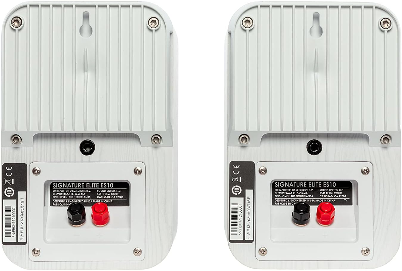 Polk Signature Elite ES10 - Hi-Fi Home Theater Satellite Surround Speakers (White)