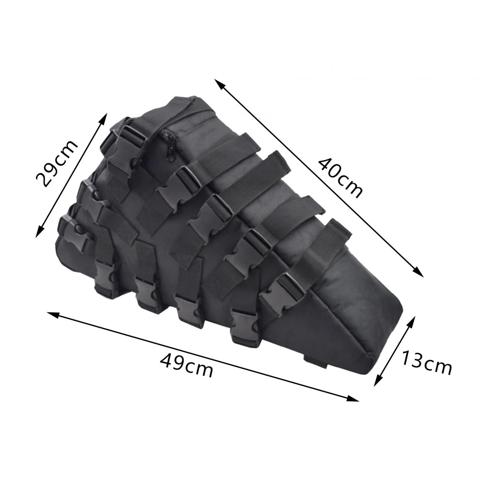 Bike Cycling Bags,Bike Frame Bag Large Capacity,Bike Triangle Beam Bag Cycling Parts,Bike Carrying Bags Wear Resistant Cycling Access,Universal Bike Frame Front Bag Handlebar