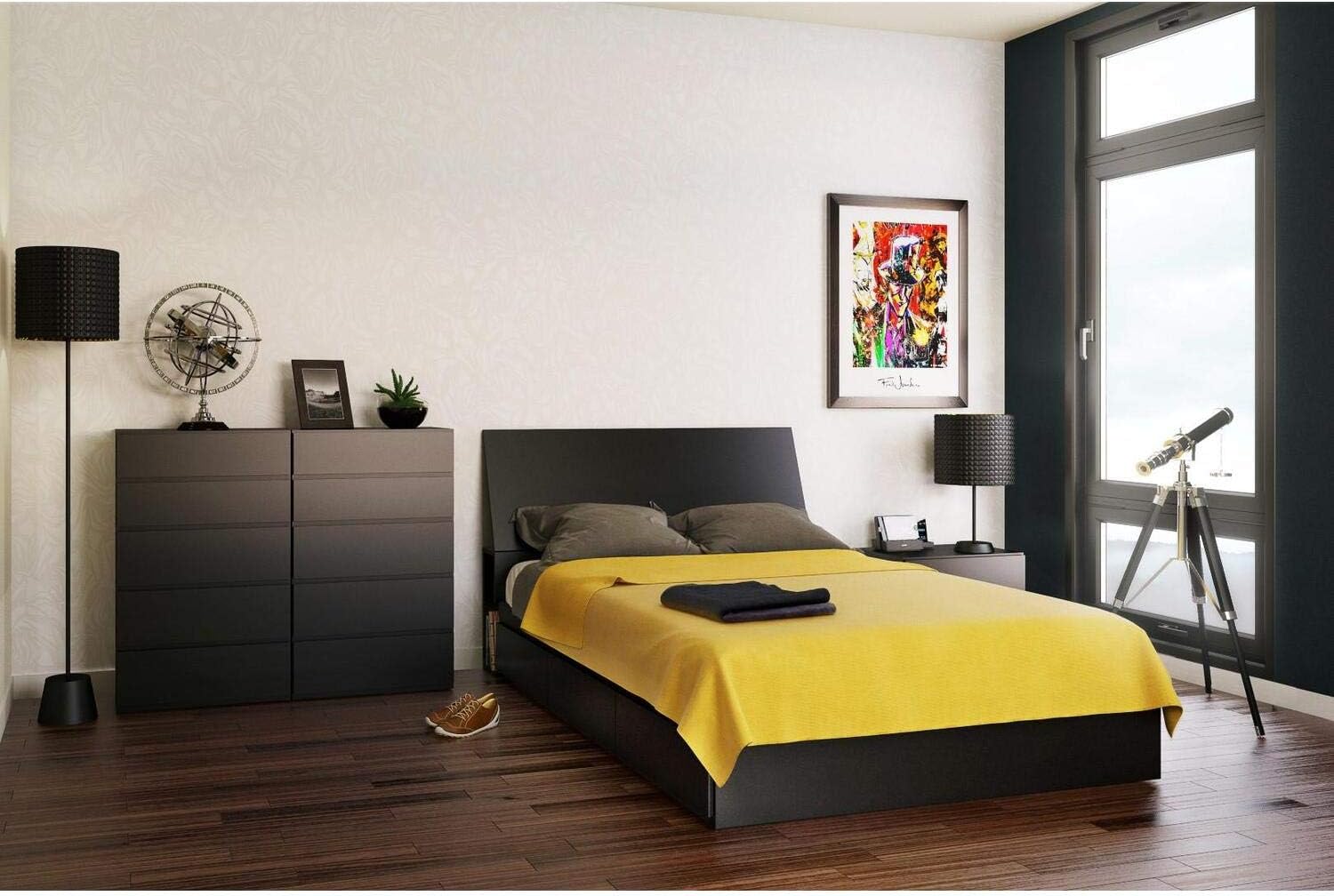 375406 3-Drawer Storage Bed Frame